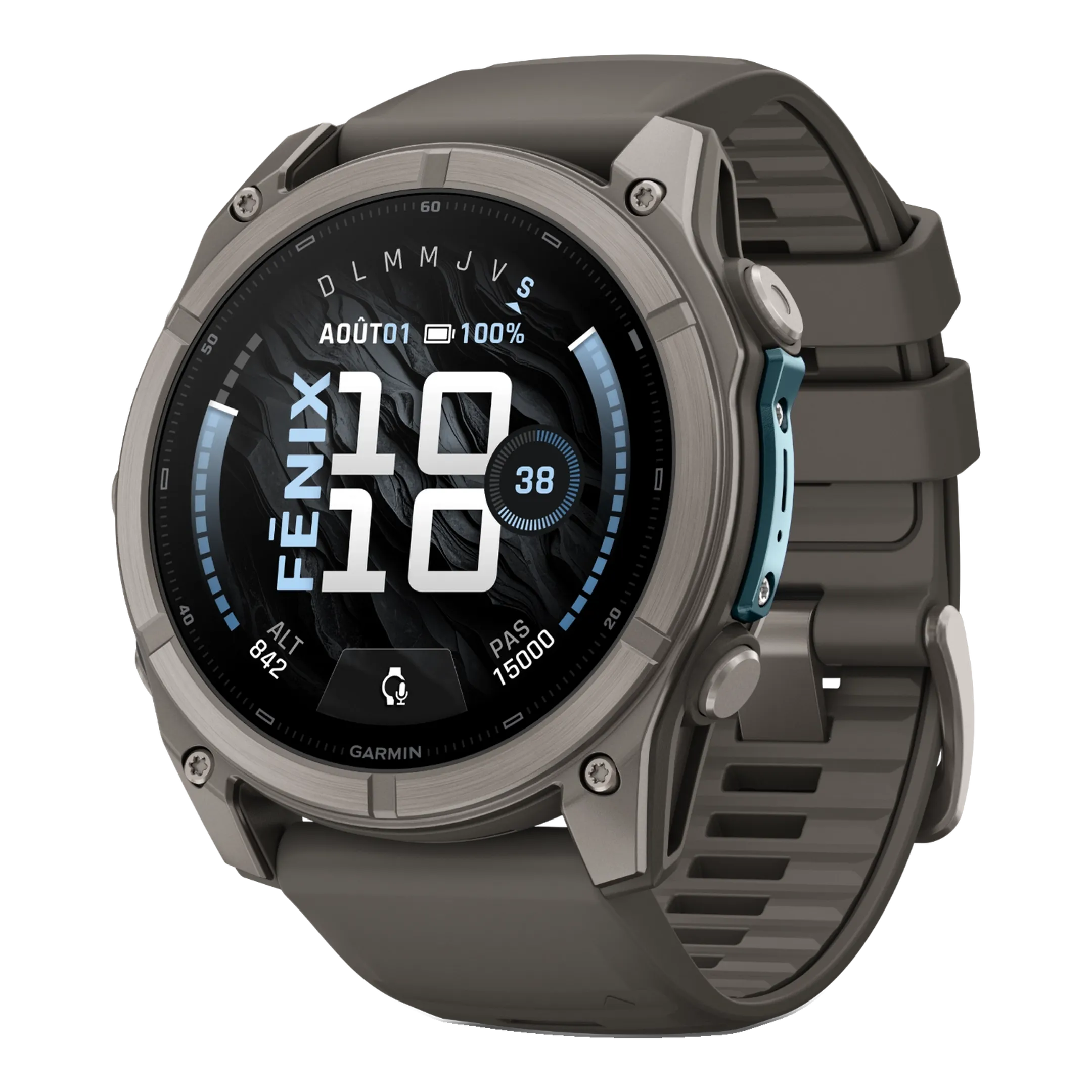 Fenix 9 51 mm - Titanium / Pebble Gray