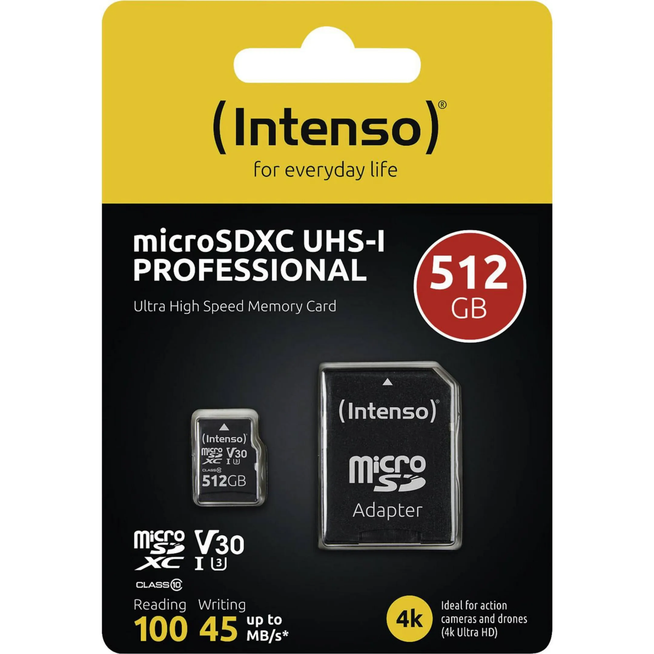 MicroSDXC 512 GB - Geheugenkaart