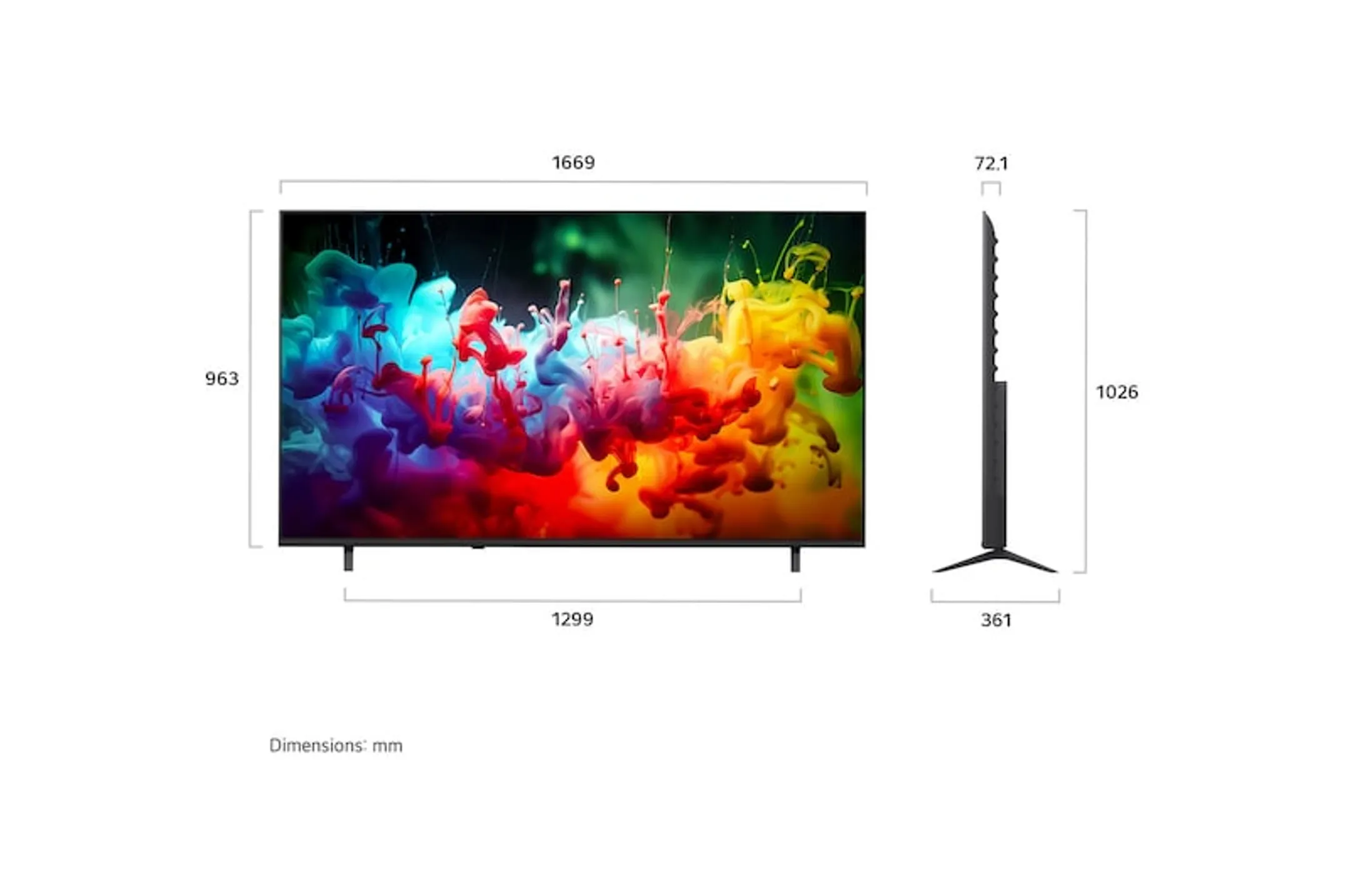 QNED AI Mini LED 4K TV 75QNED72B6A (2026) - 75 inch