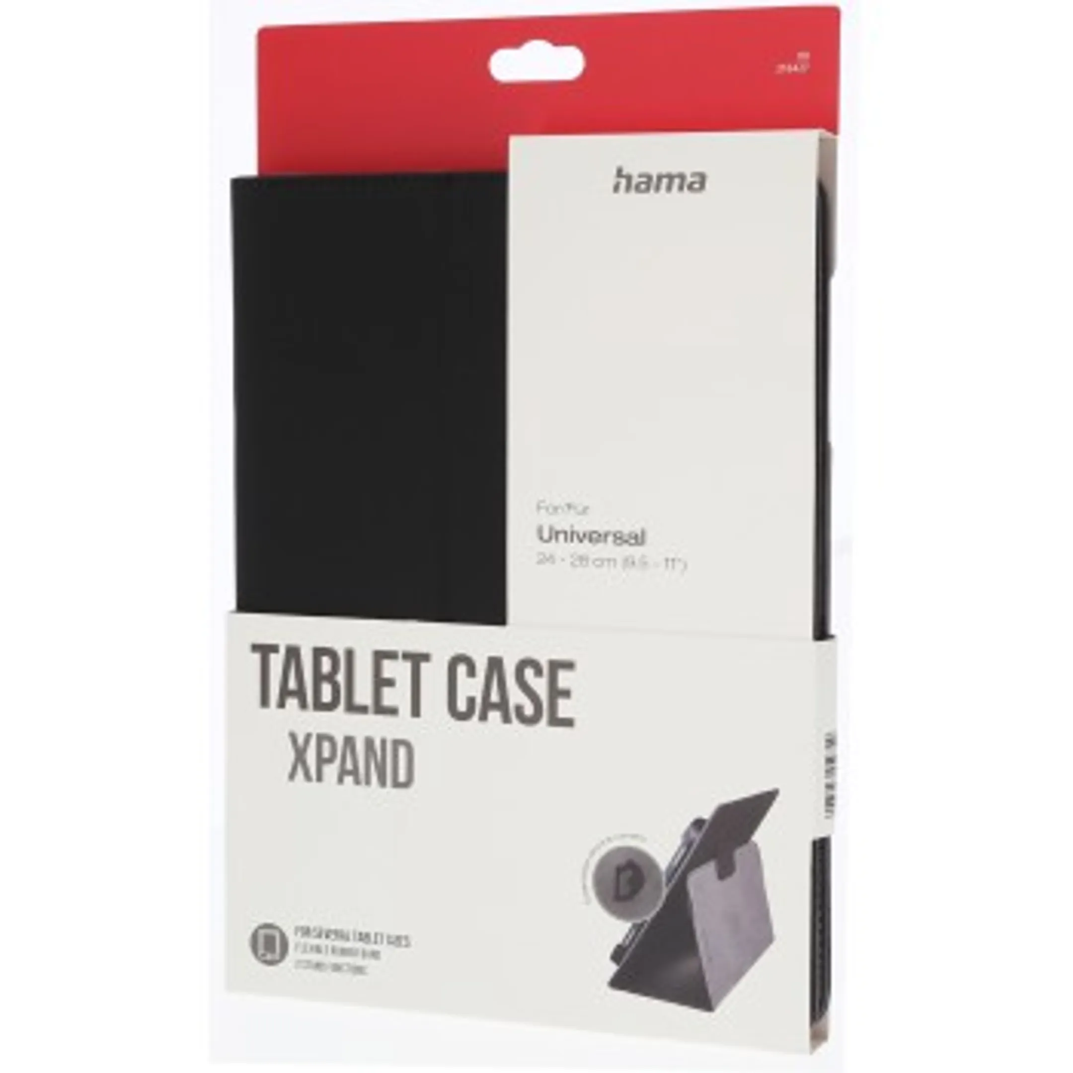 Tablet-case "Xpand" voor tablets 9,5- 11" - Zwart