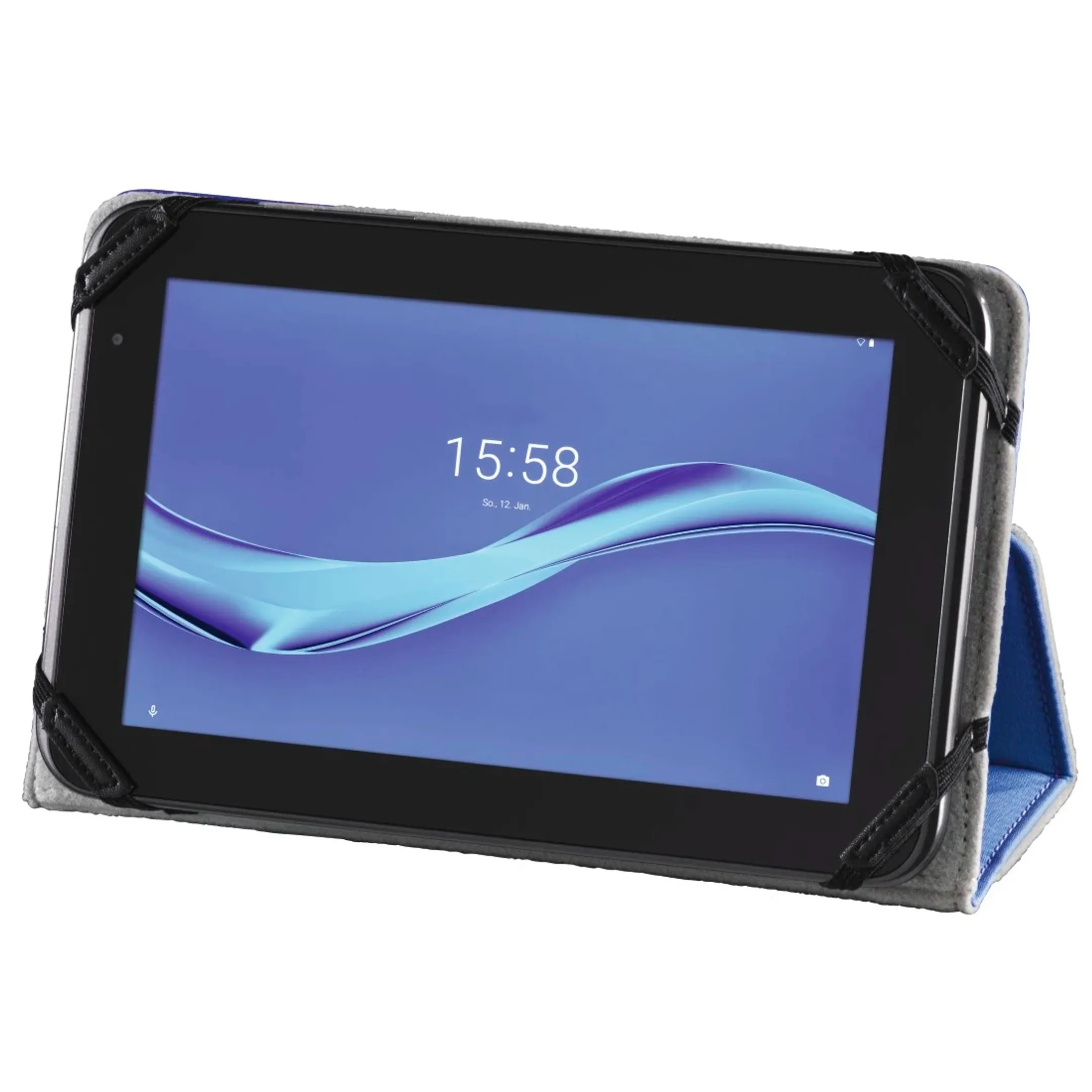 Tablet-case "Strap" voor tablets 9,5- 11" - Blauw