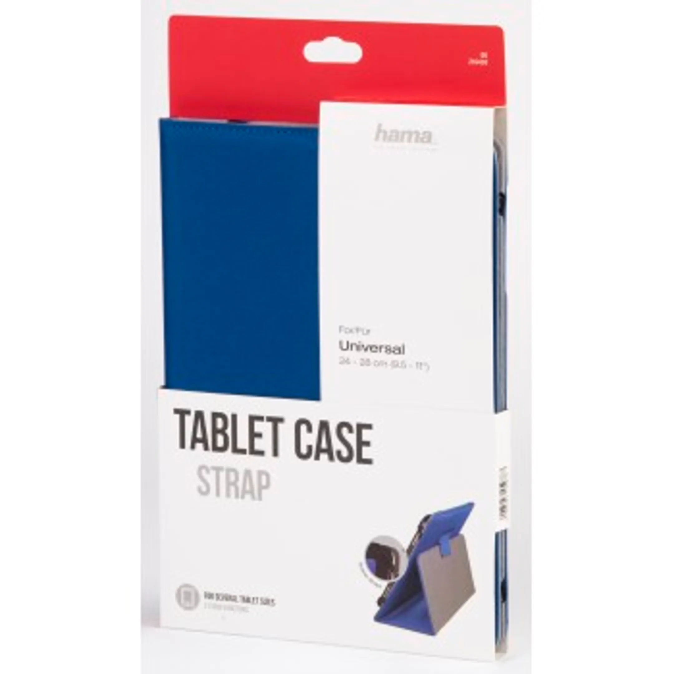 Tablet-case "Strap" voor tablets 9,5- 11" - Blauw