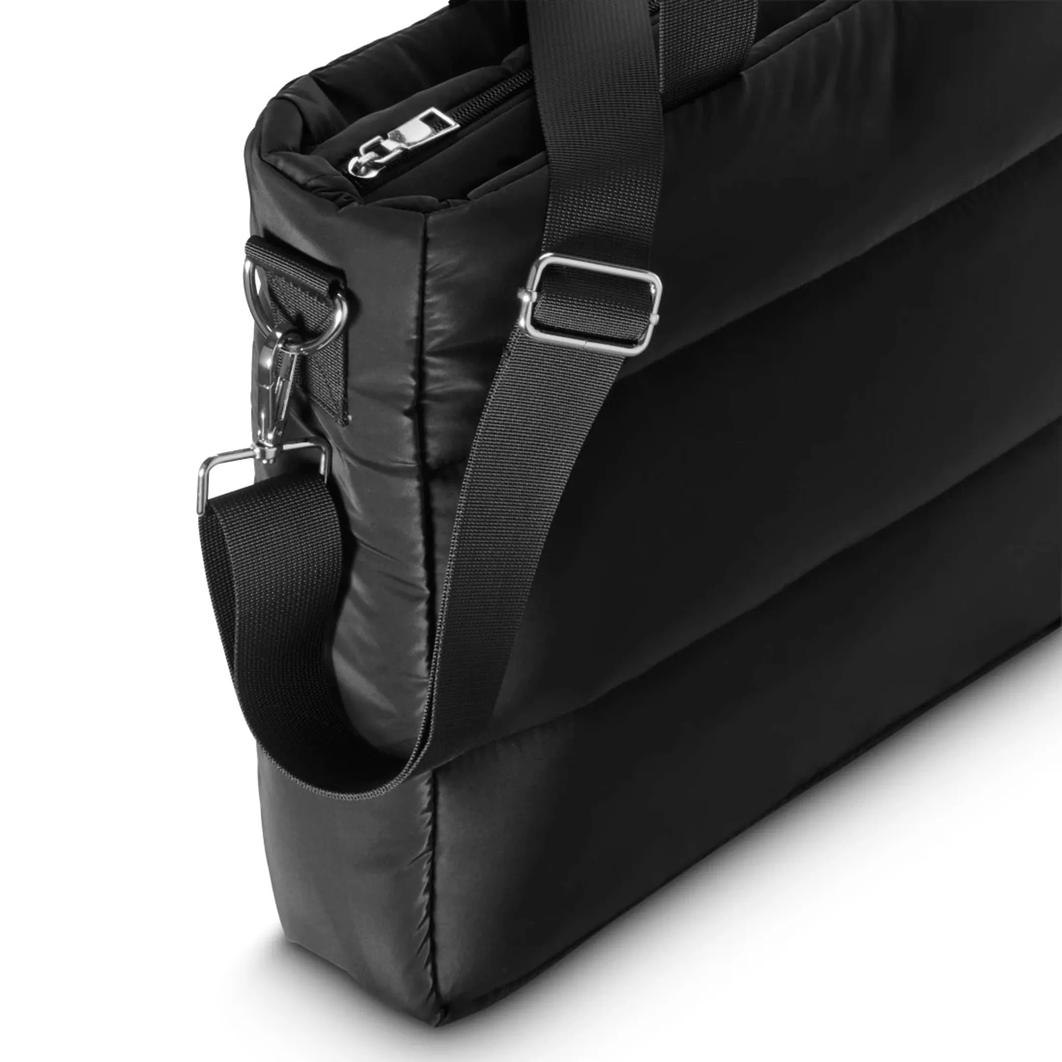 Laptop-tas "Stepp", shopper, tot 41 cm (16,2") - Zwart