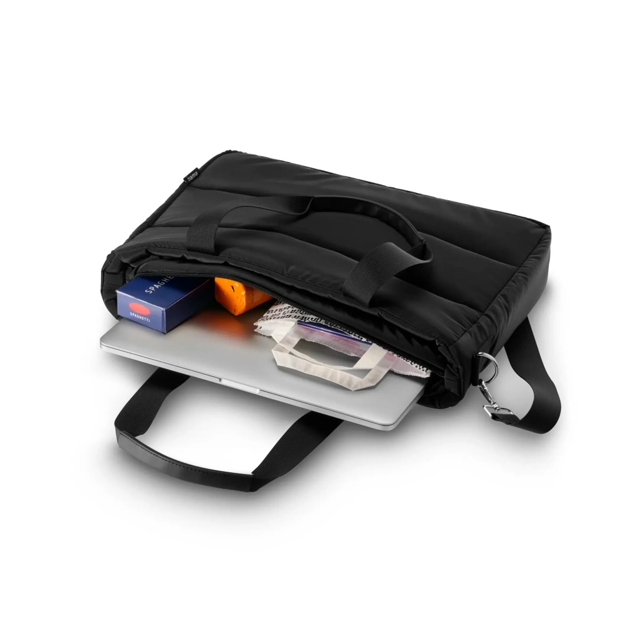 Laptop-tas "Stepp", shopper, tot 41 cm (16,2") - Zwart