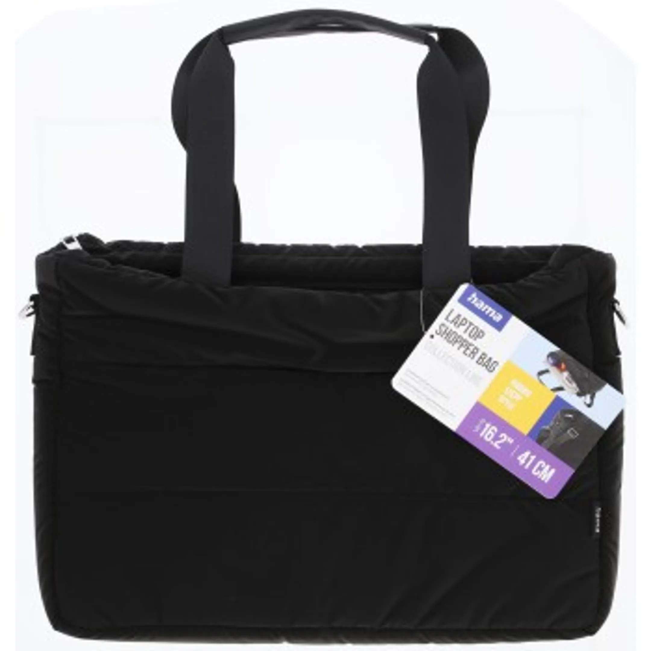 Laptop-tas "Stepp", shopper, tot 41 cm (16,2") - Zwart