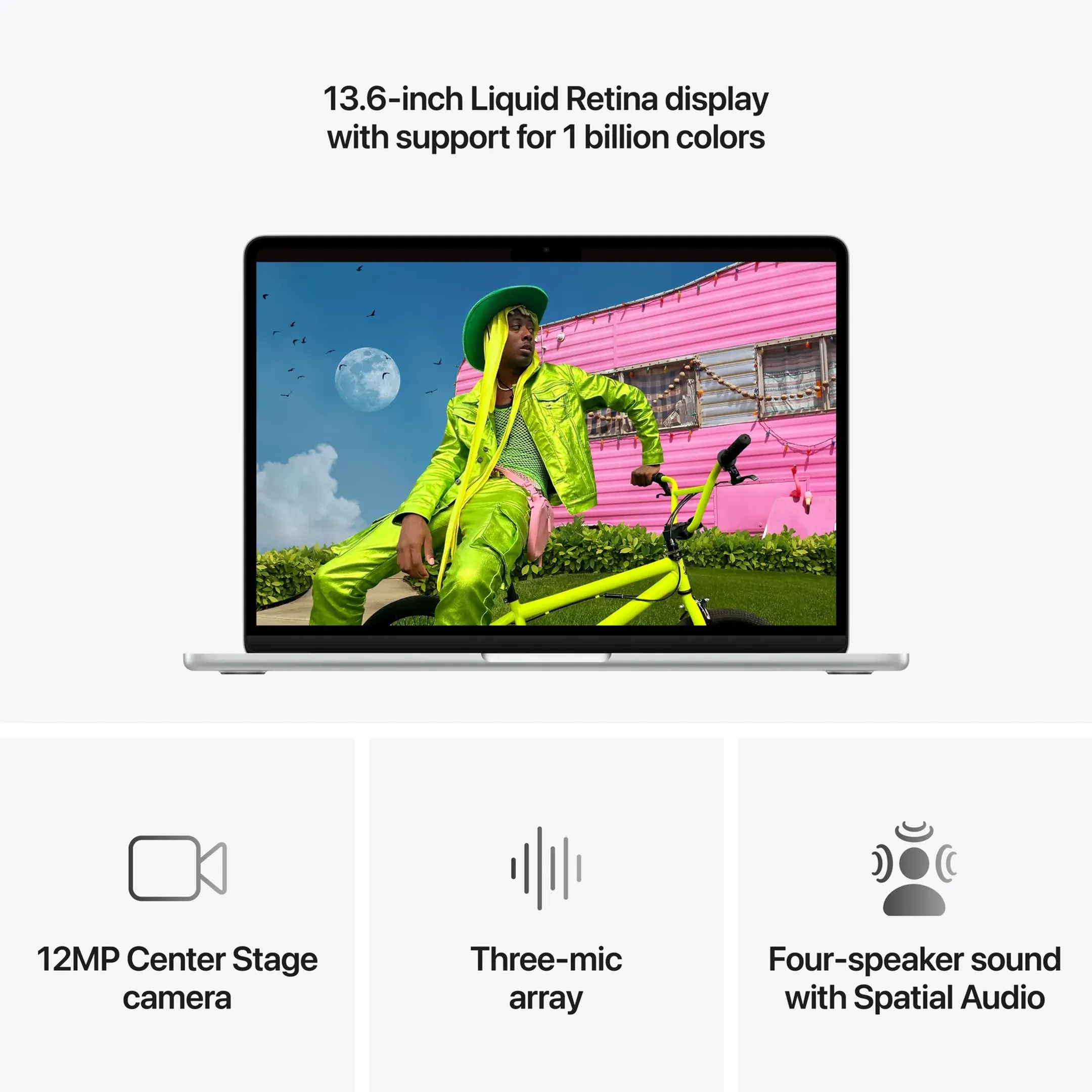 MacBook Air 13" M5 16GB / 512GB Zilver