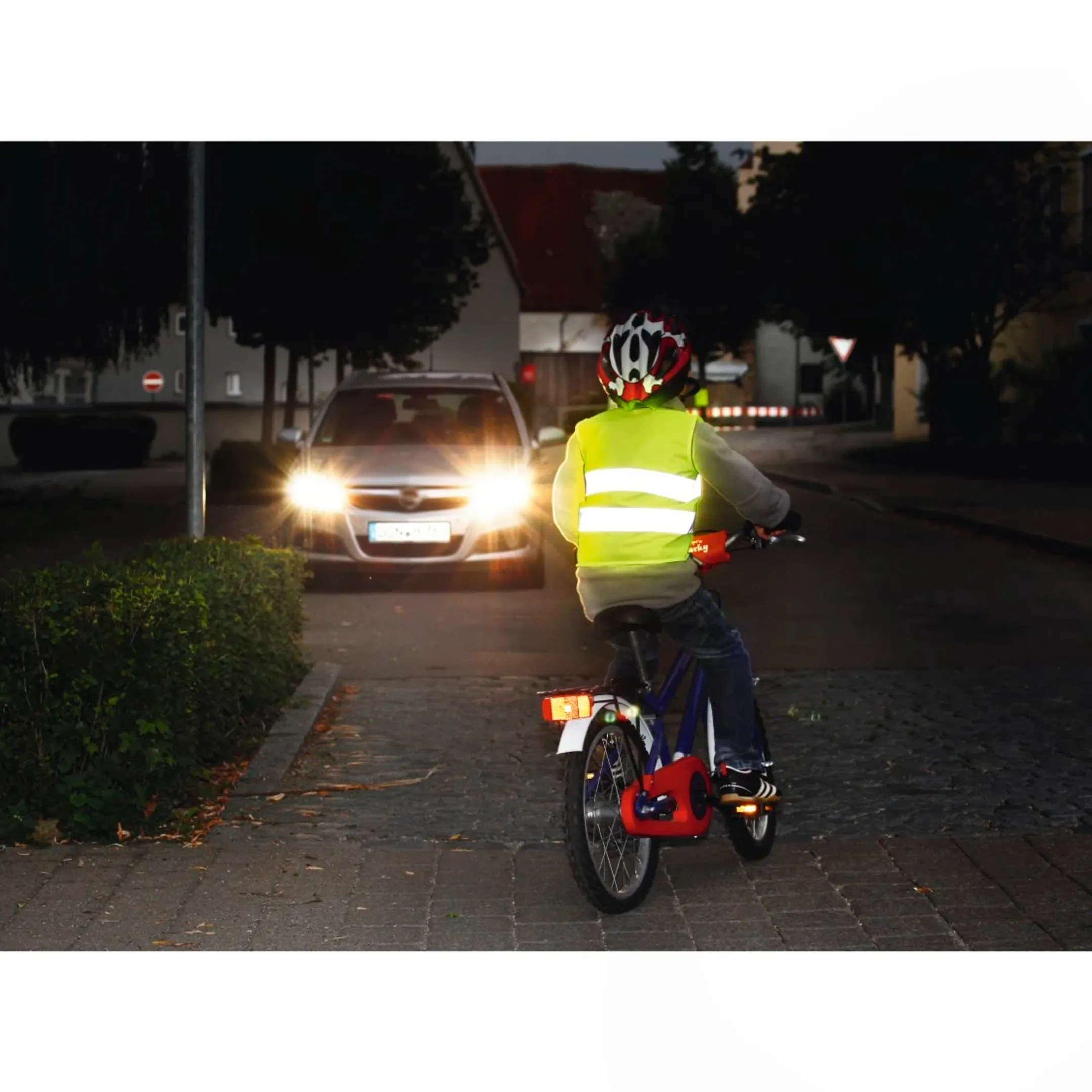 Gilet de sécurité jaune fluo pour enfant