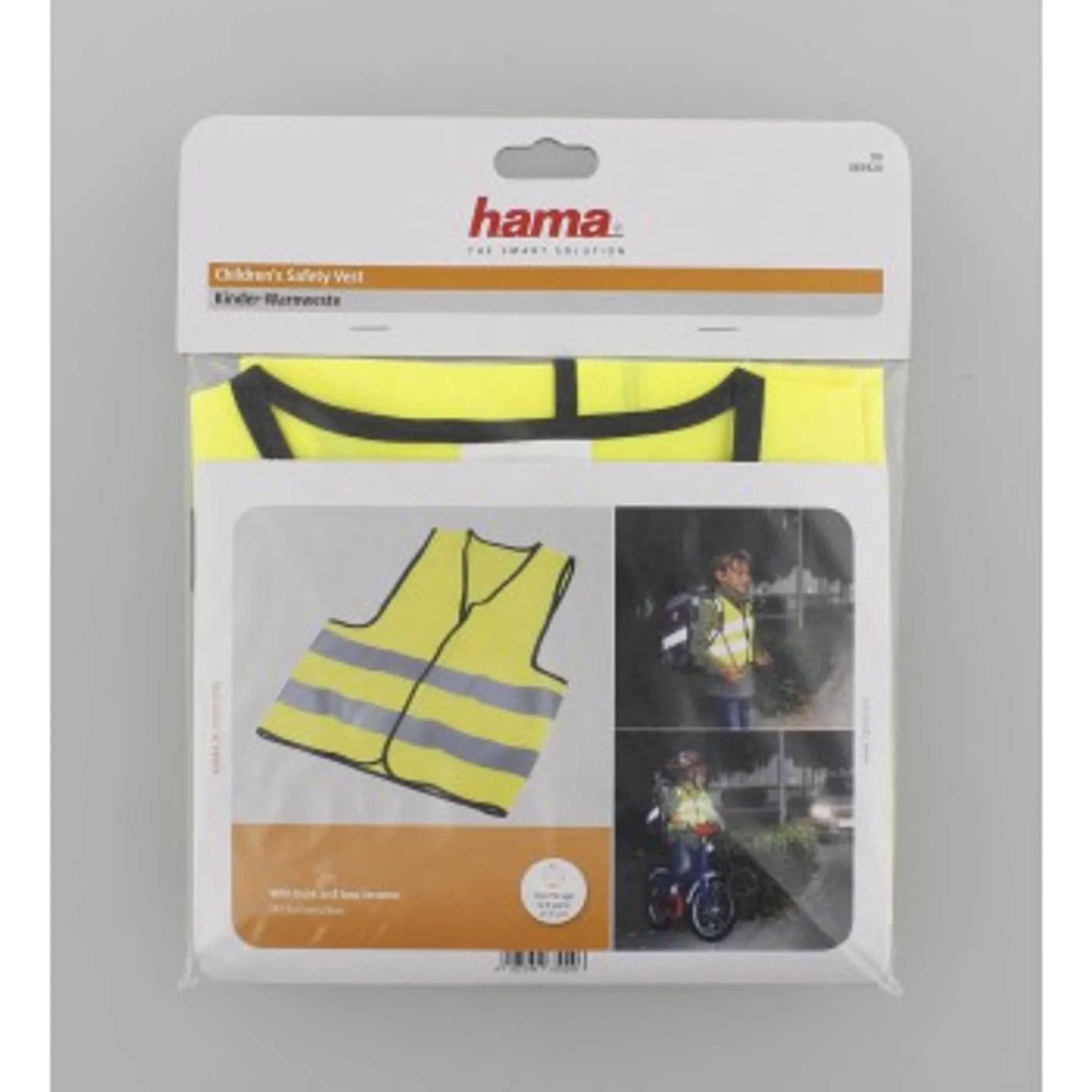 Gilet de sécurité jaune fluo pour enfant