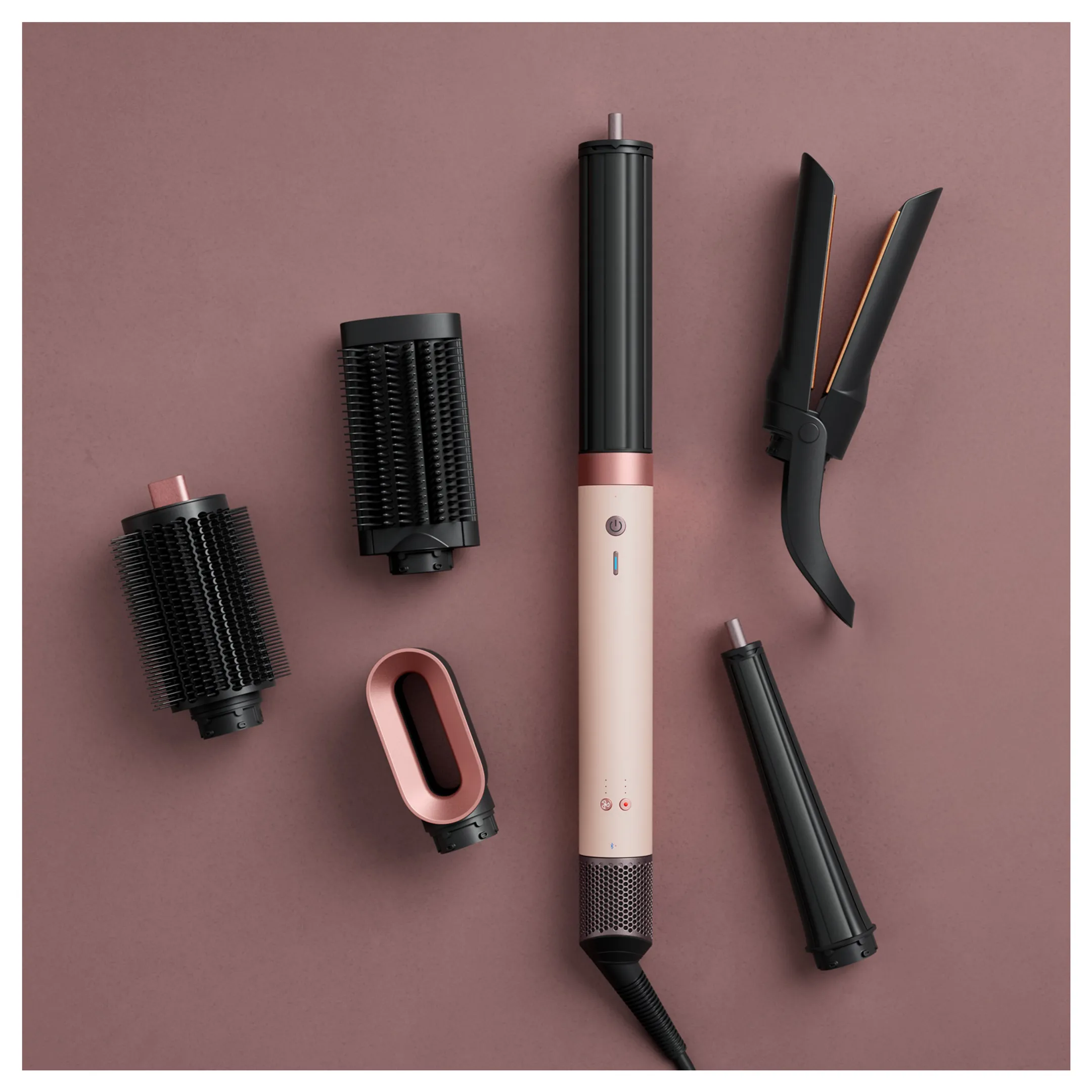 Airwrap Co-anda 2x Straight+Wavy Ceramic Pink/Rose Gold