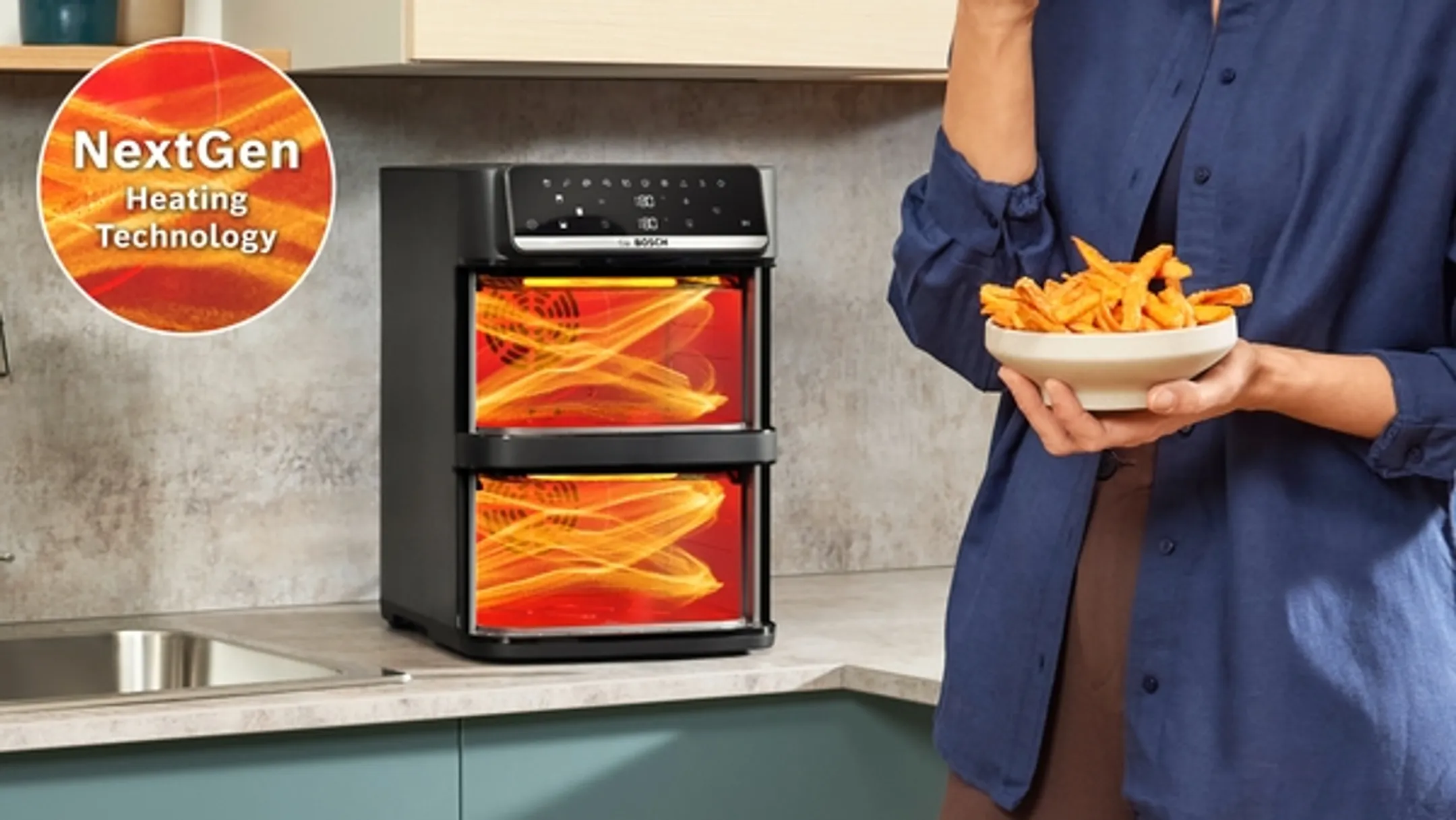 Airfryer Série 6 Double Stack Drawer MAFD661B4