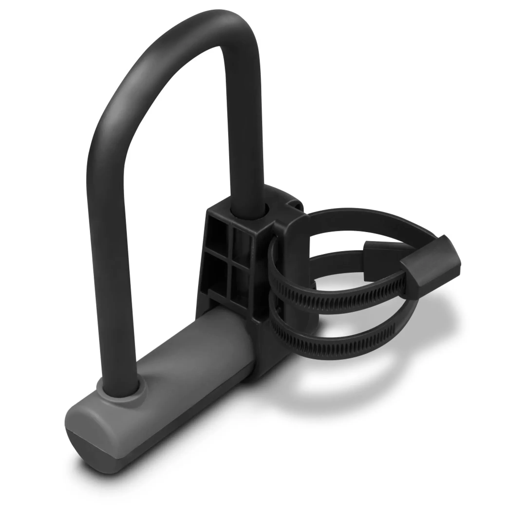 Antivol à arceau pour vélo, avec clé et supports, ART 2, acier - Noir