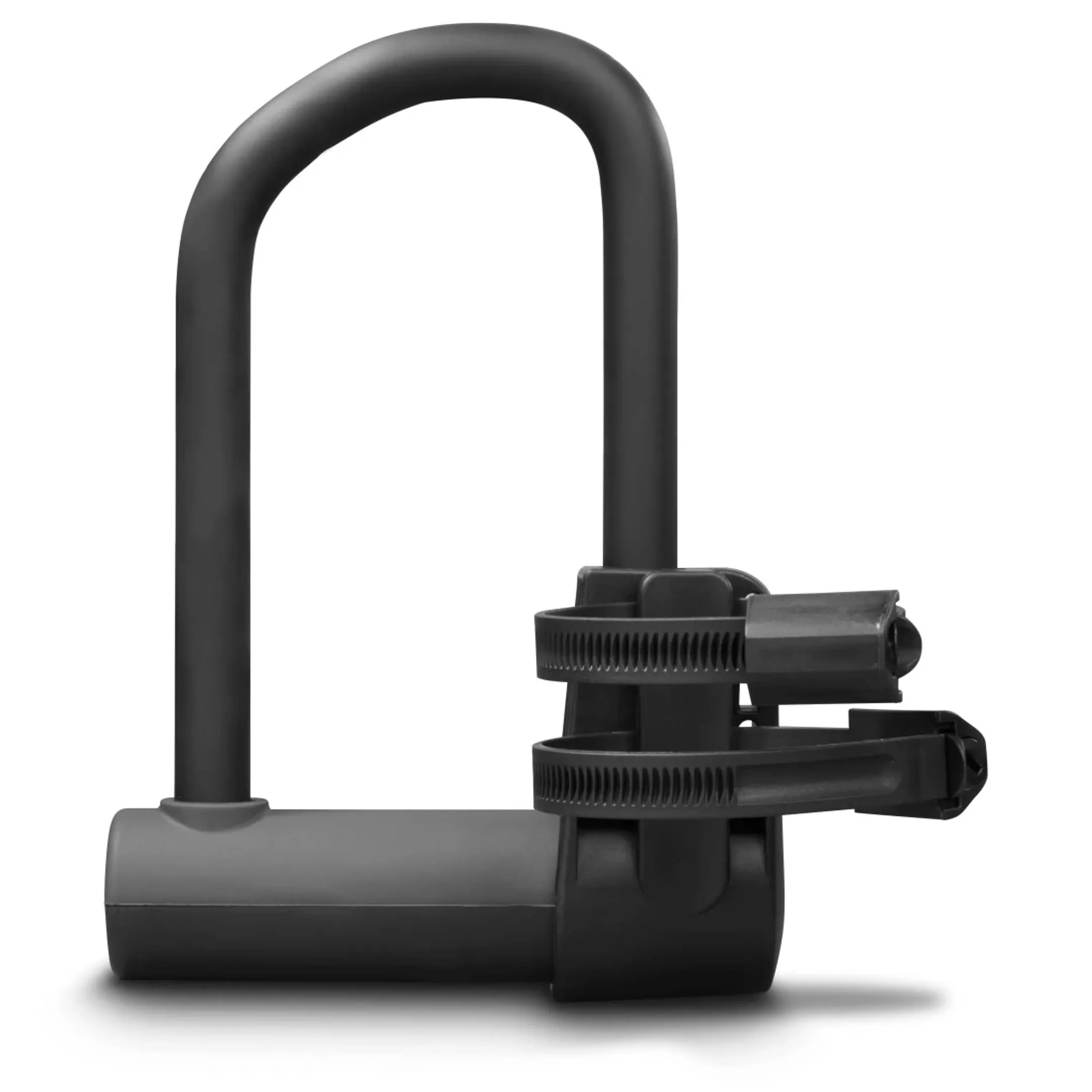 Antivol à arceau pour vélo, avec clé et supports, ART 2, acier - Noir