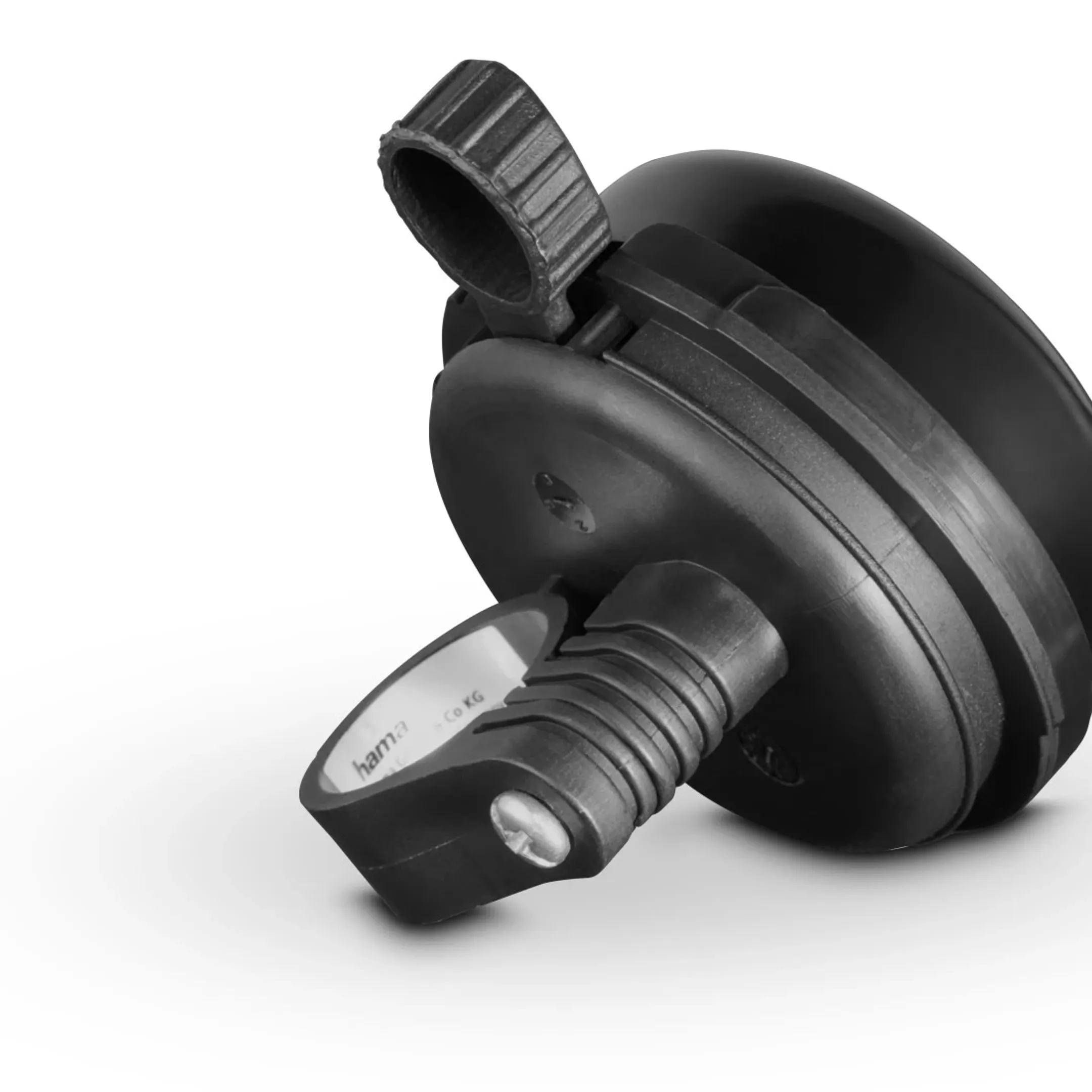 Sonnette de vélo - Ø 5,5 cm - Noir
