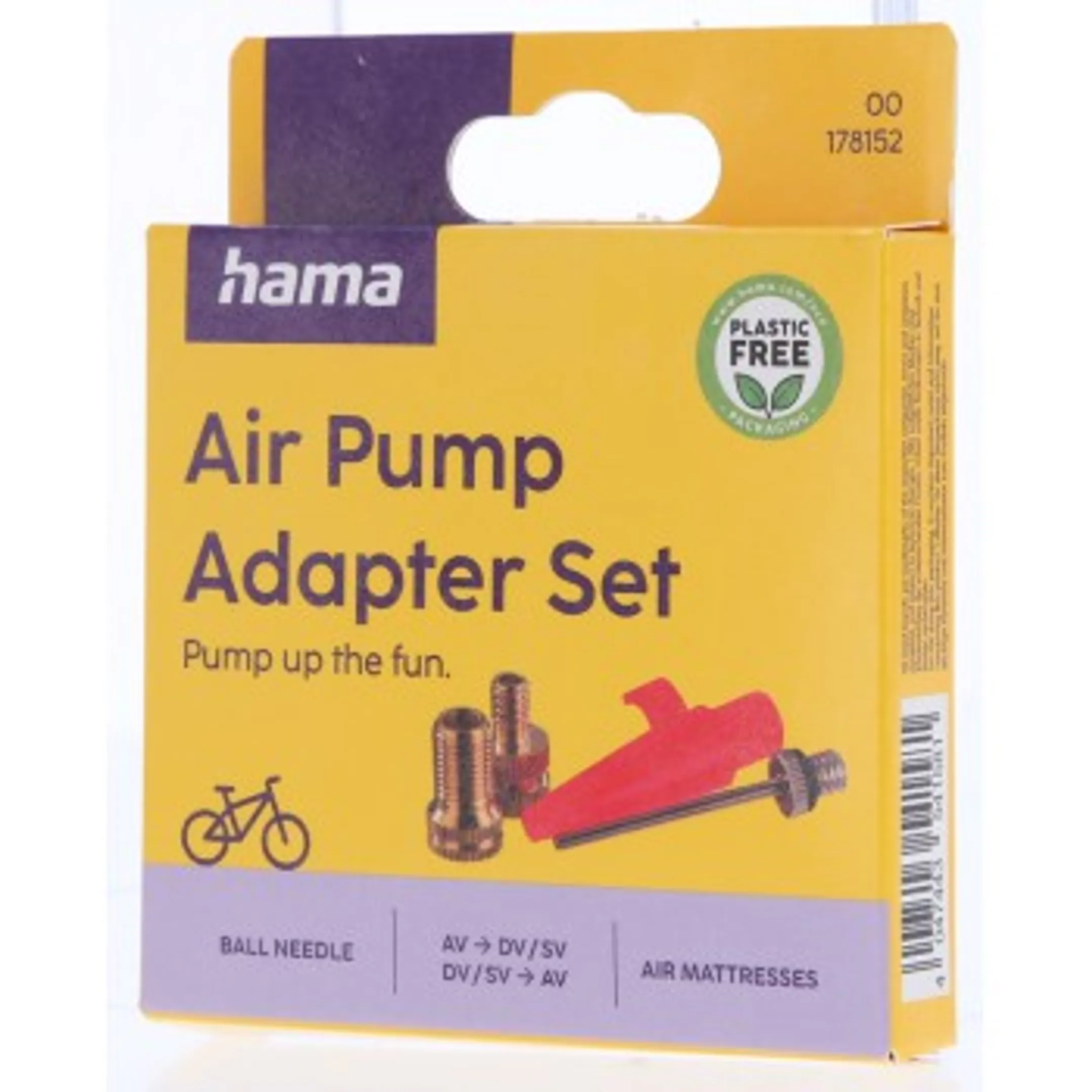 Kit d'adaptateurs pour pompe à air  - 4 pièces