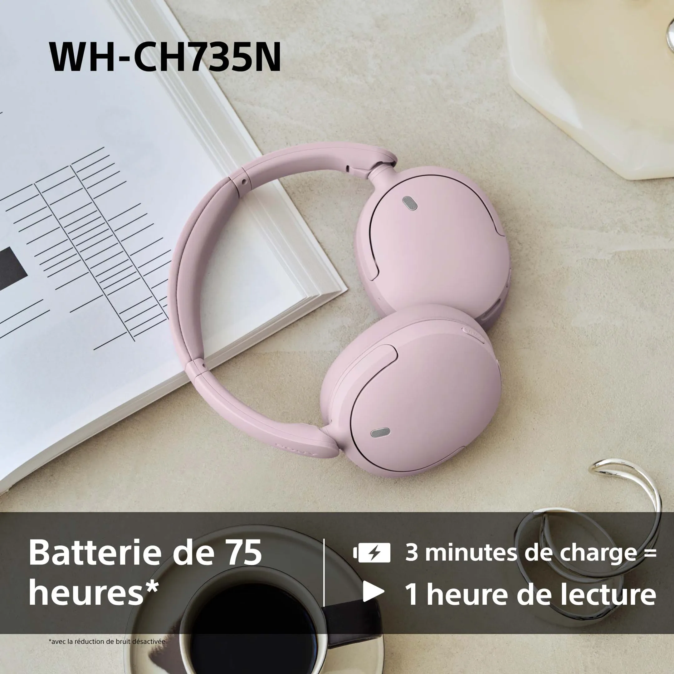 Casque WH-CH735N - Noir