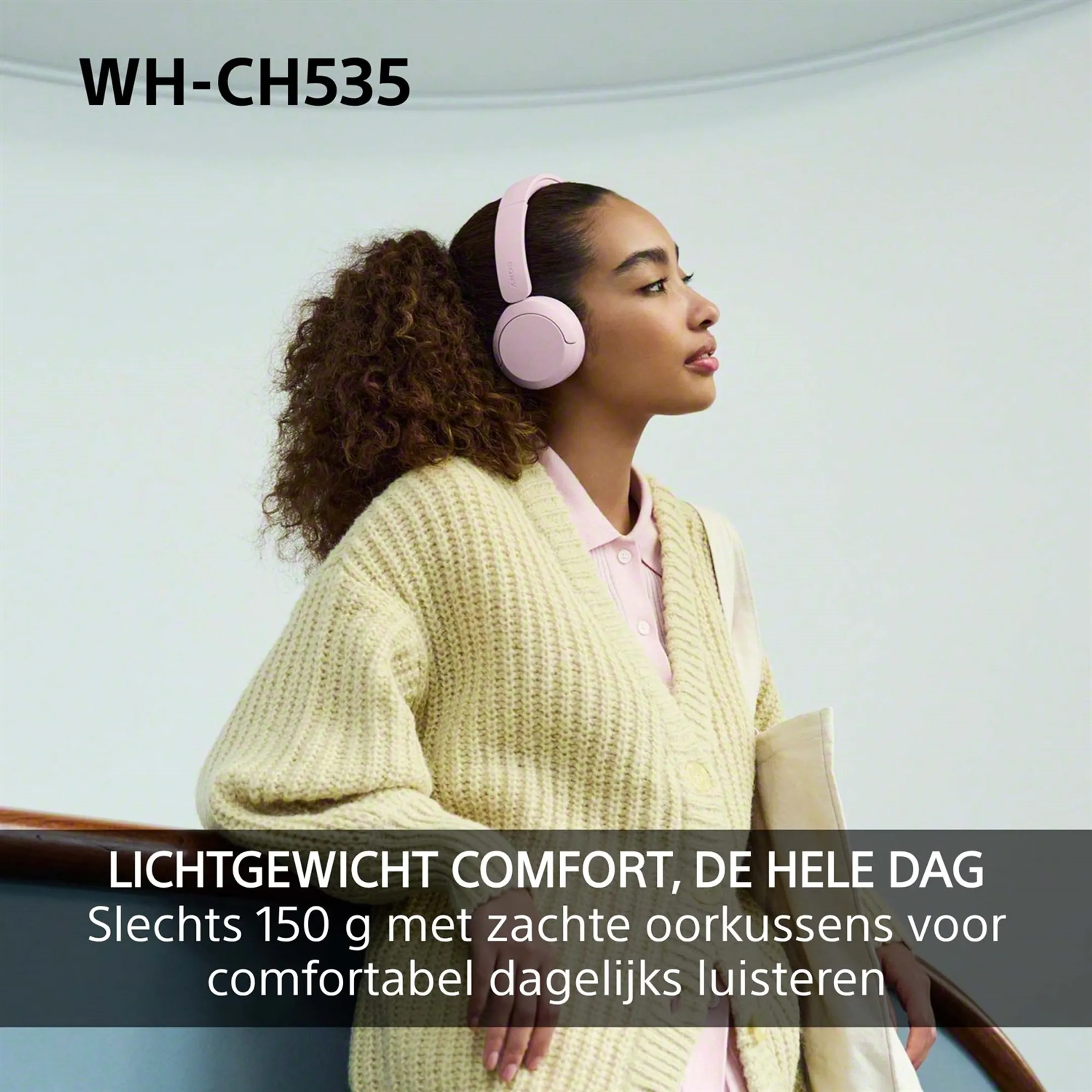 Koptelefoon WH-CH535 - Zwart