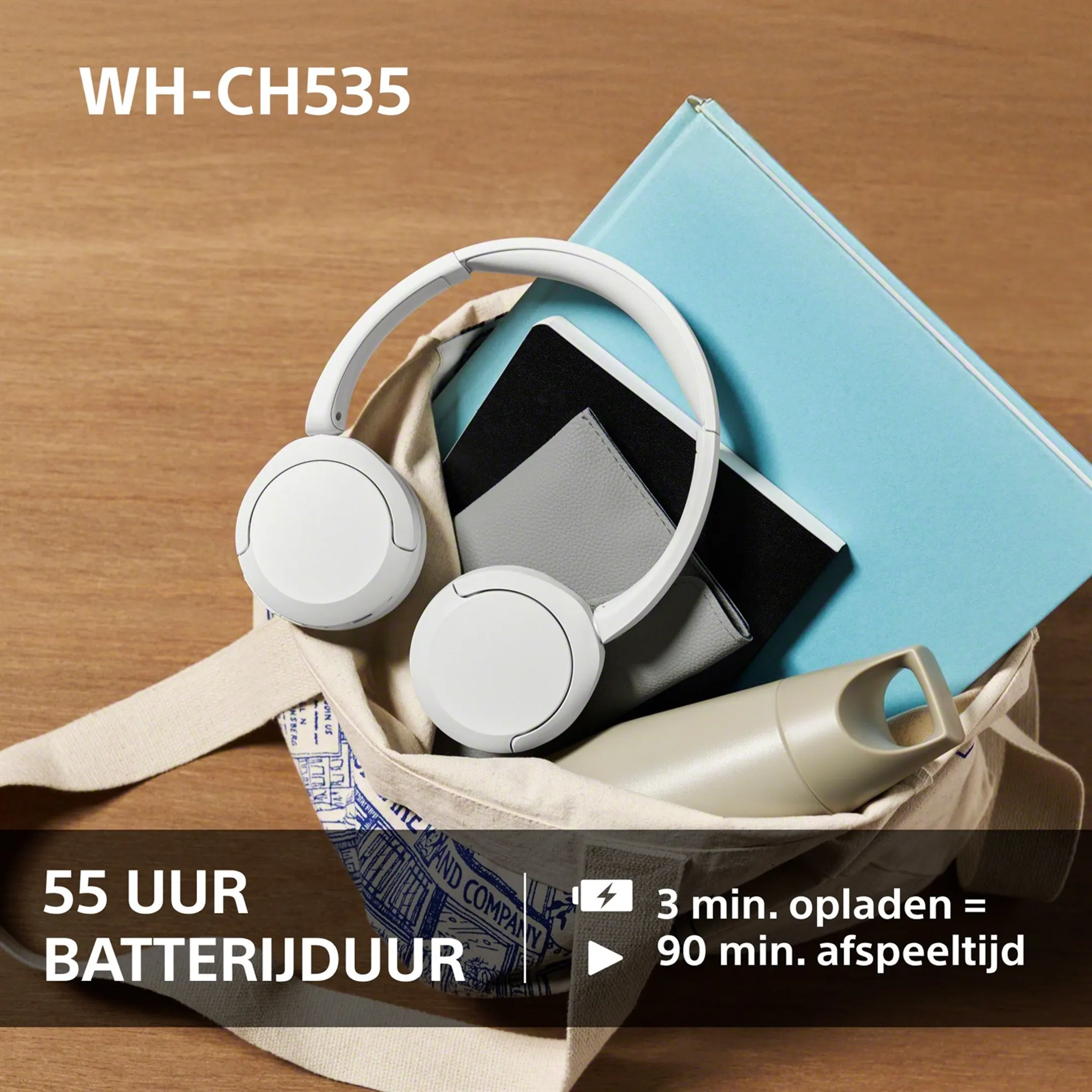 Koptelefoon WH-CH535 - Zwart