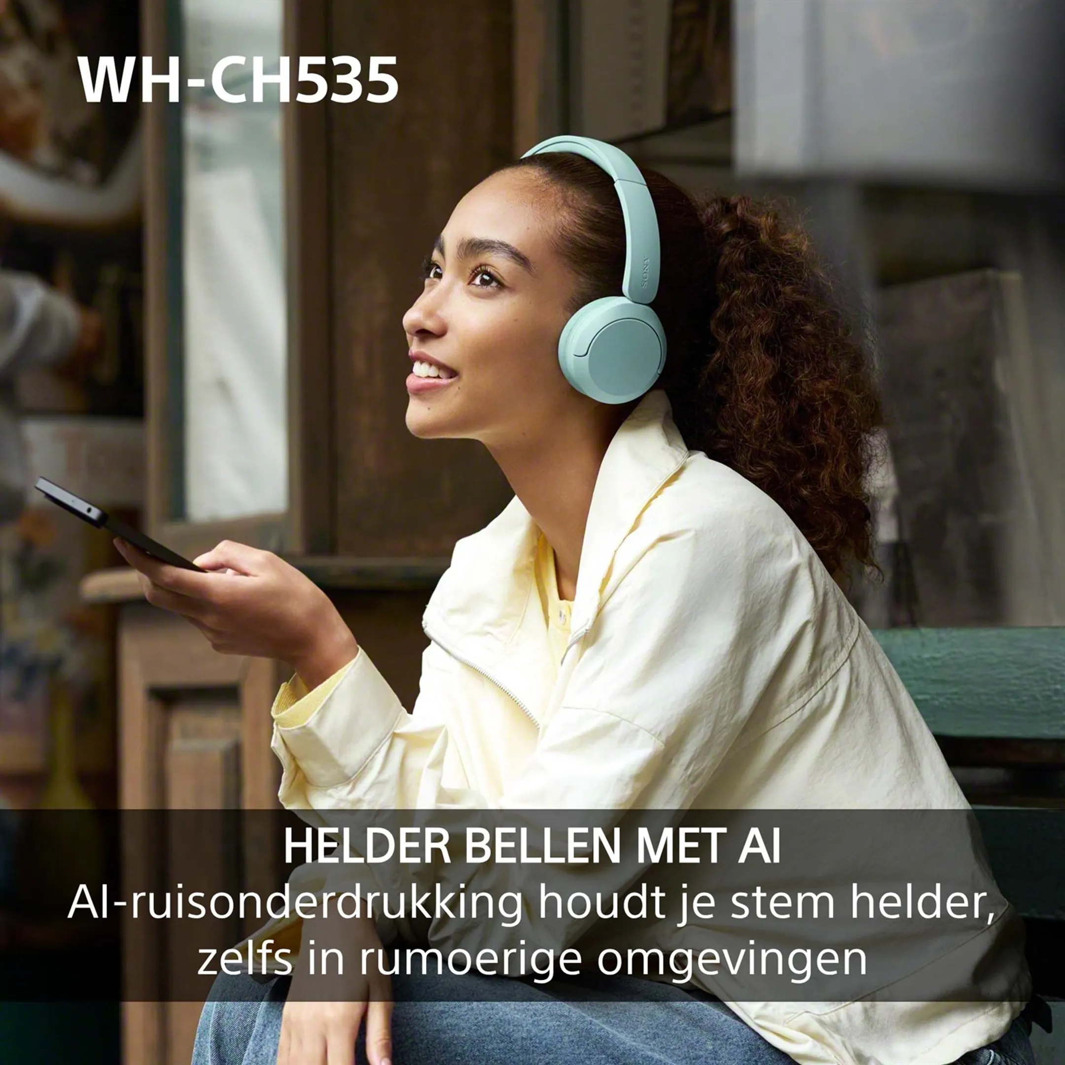Koptelefoon WH-CH535 - Zwart