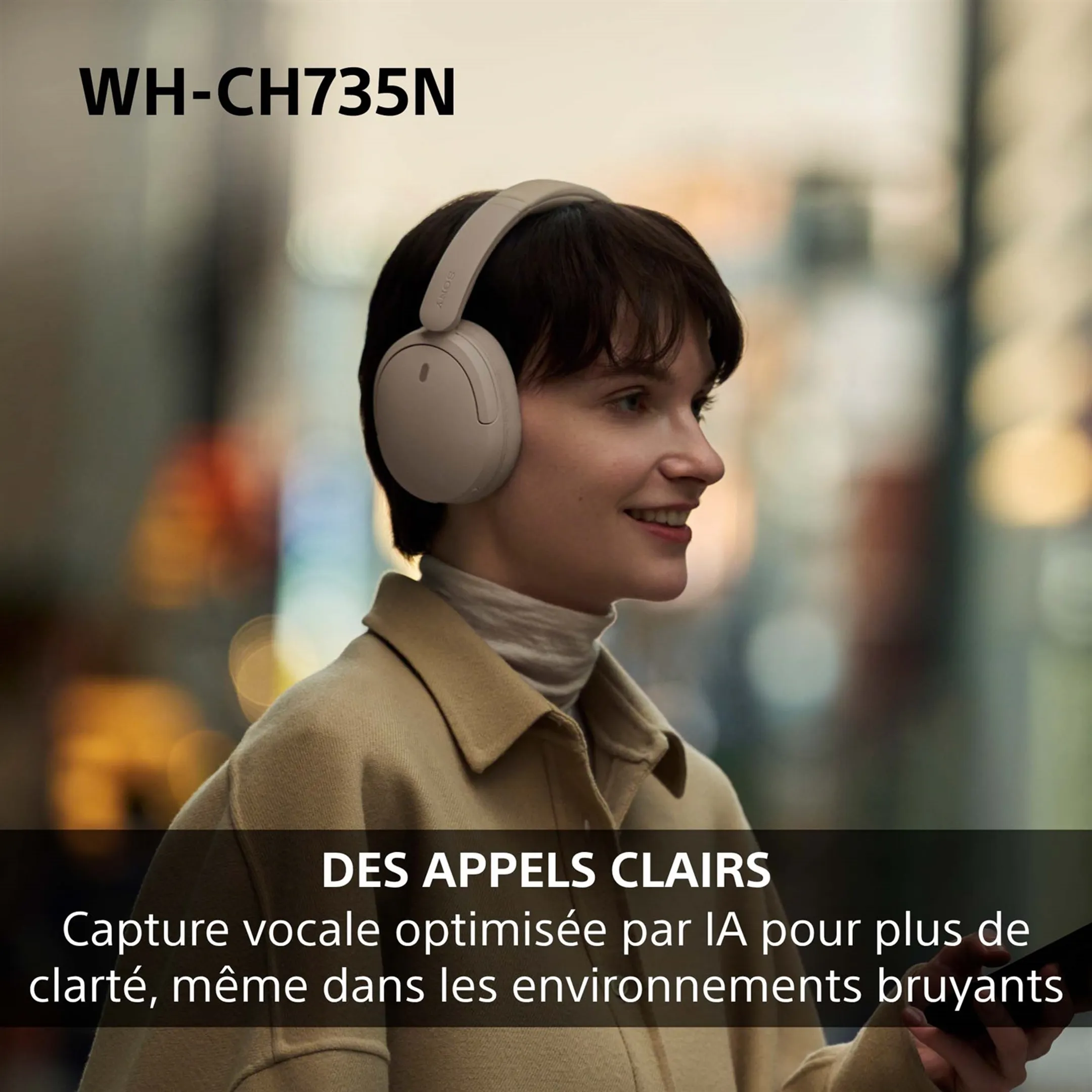 Casque WH-CH735N - Bleu