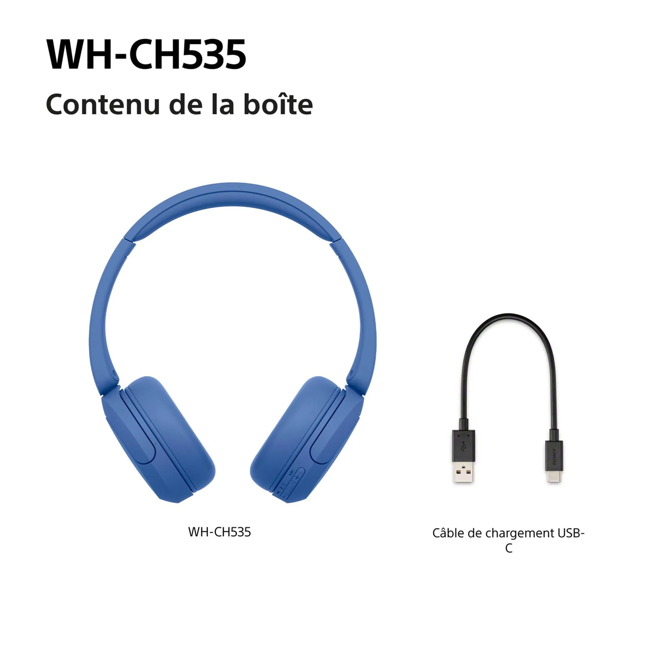 Casque WH-CH535 - Cobalt