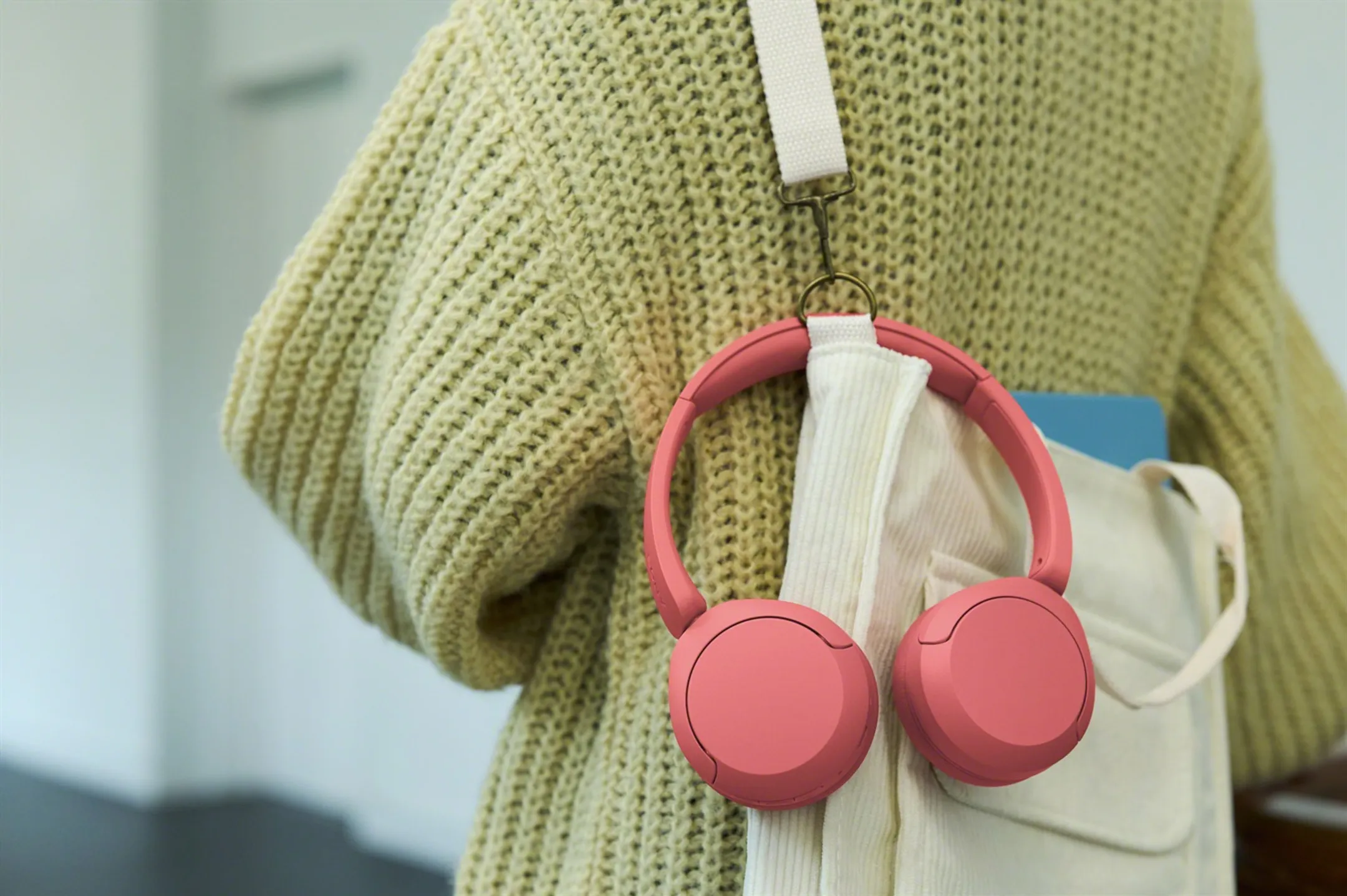Koptelefoon WH-CH535 - Rood