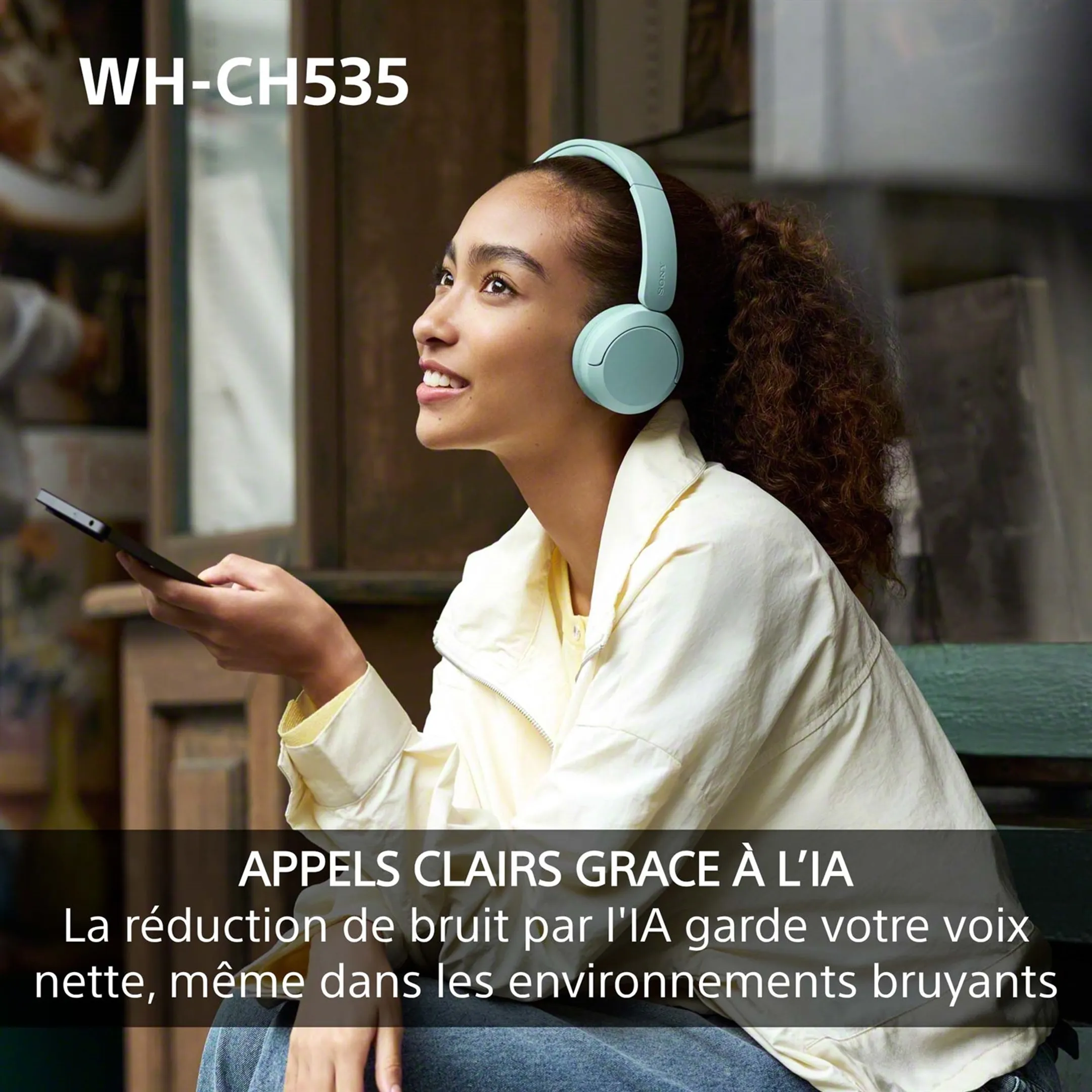 Casque WH-CH535 - Rouge
