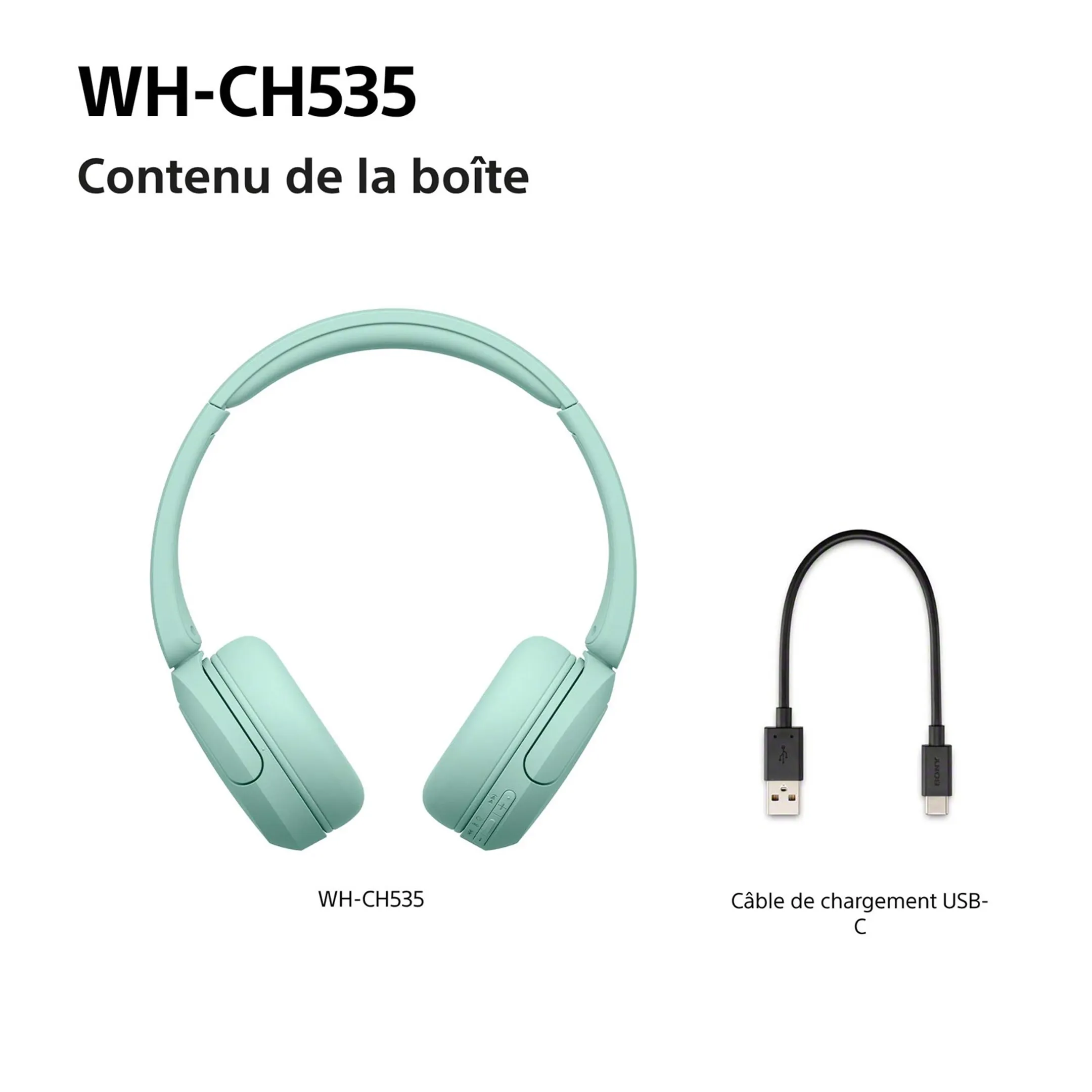 Casque WH-CH535 - Mint
