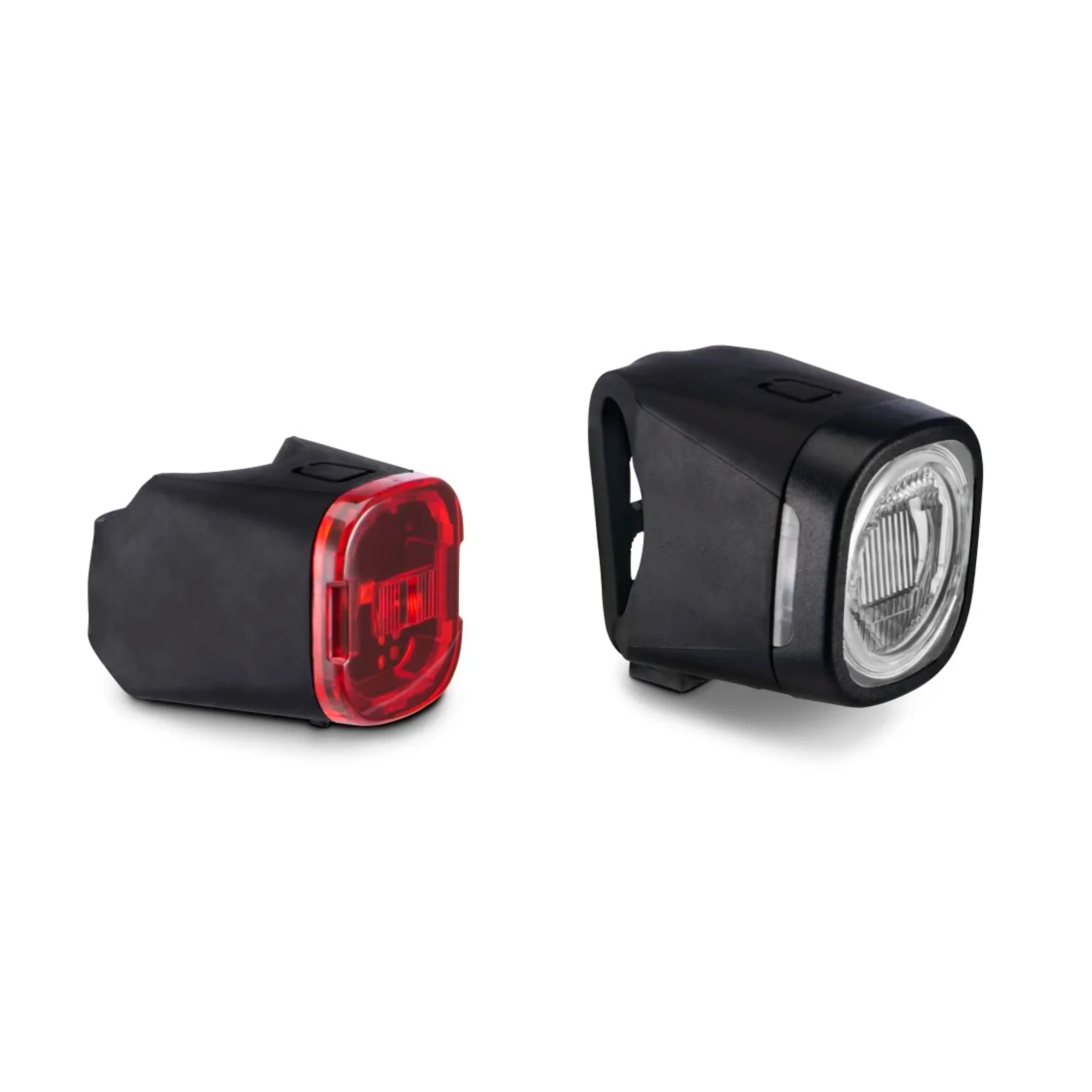 Kit d'éclairage pour vélo - Feux avant et arrière, LED, batterie, USB-C, homologué pour la circulation routière