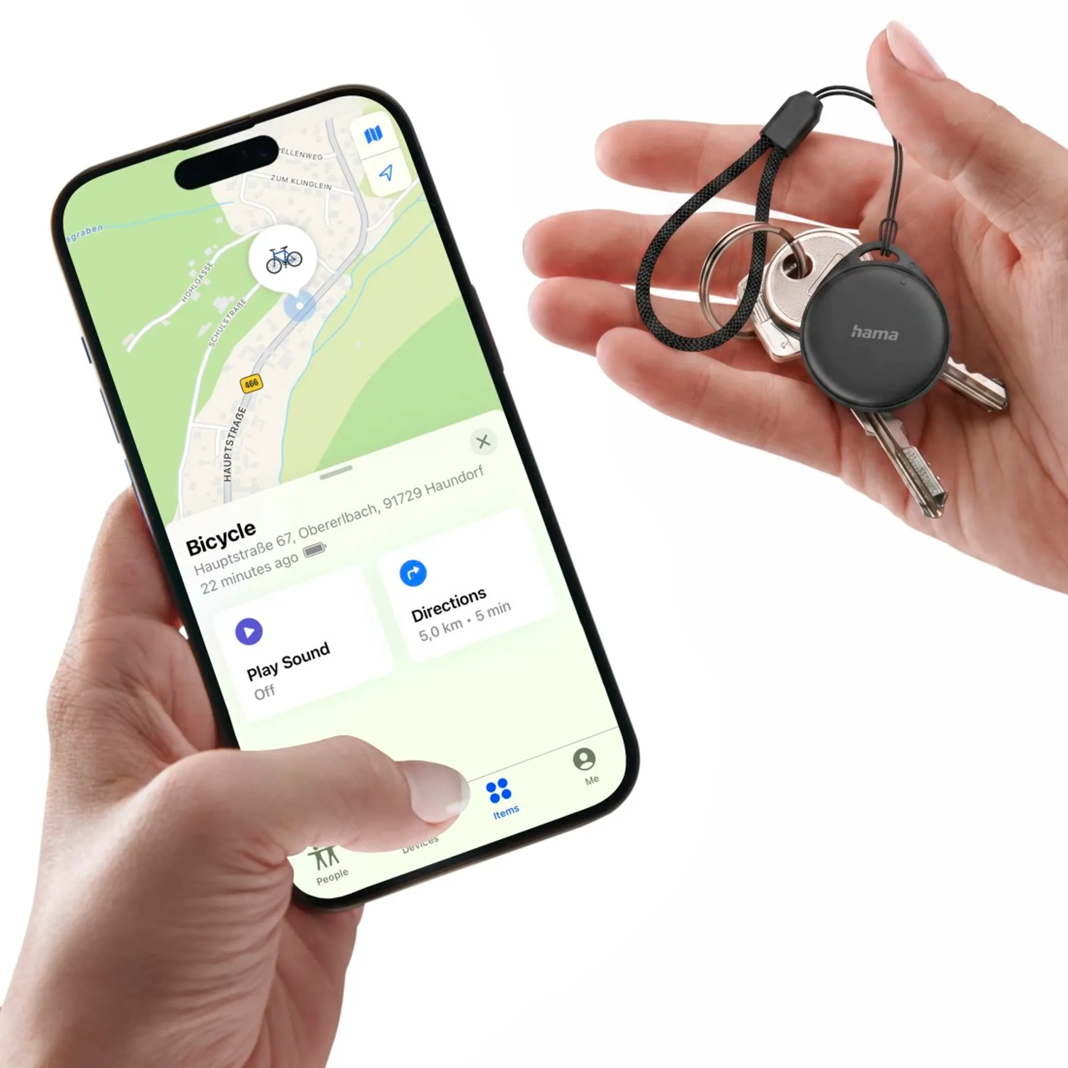 Localisateur de clés pour Android et Apple - Bluetooth® - lot de 2