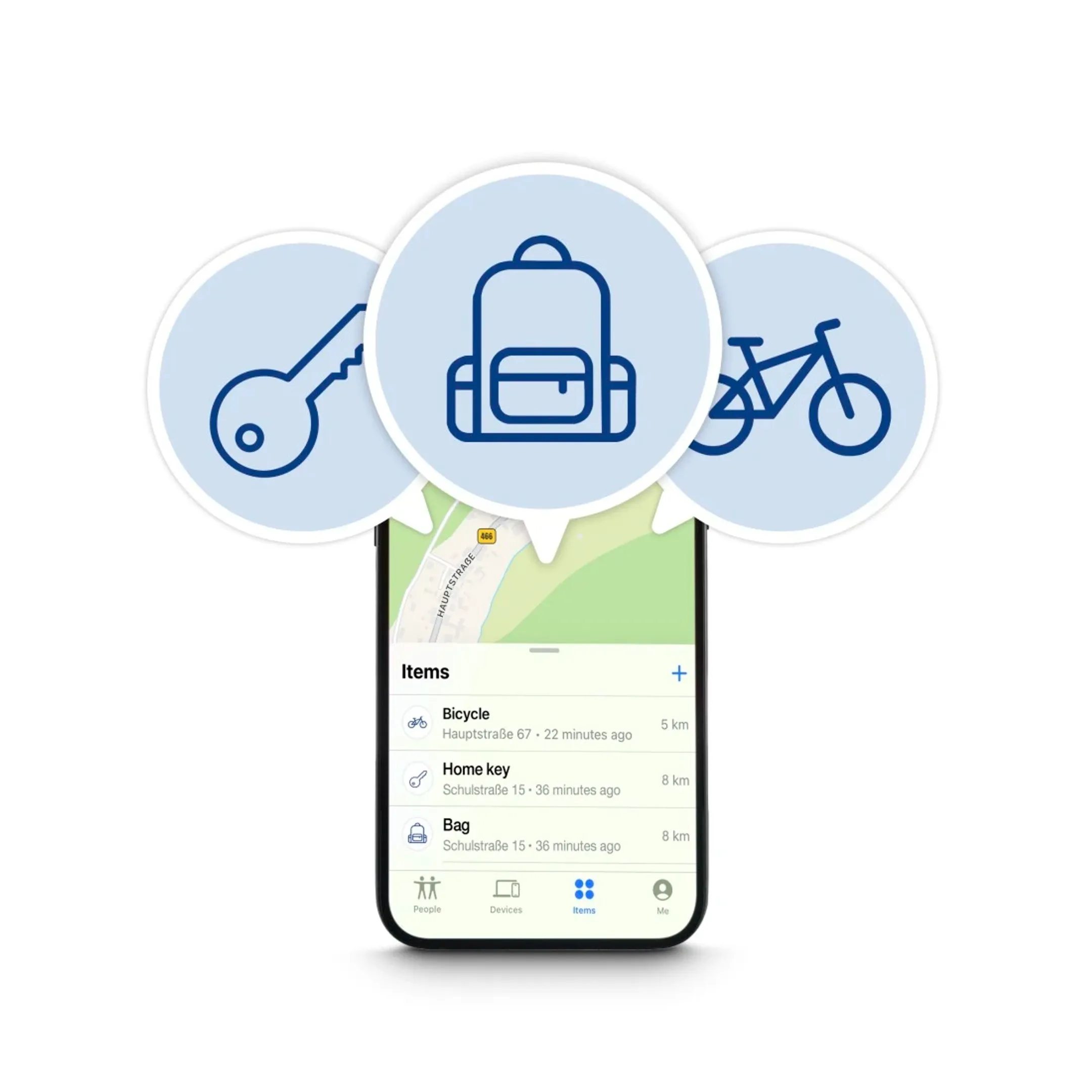 Localisateur de clés pour Android et Apple - Bluetooth® - lot de 2