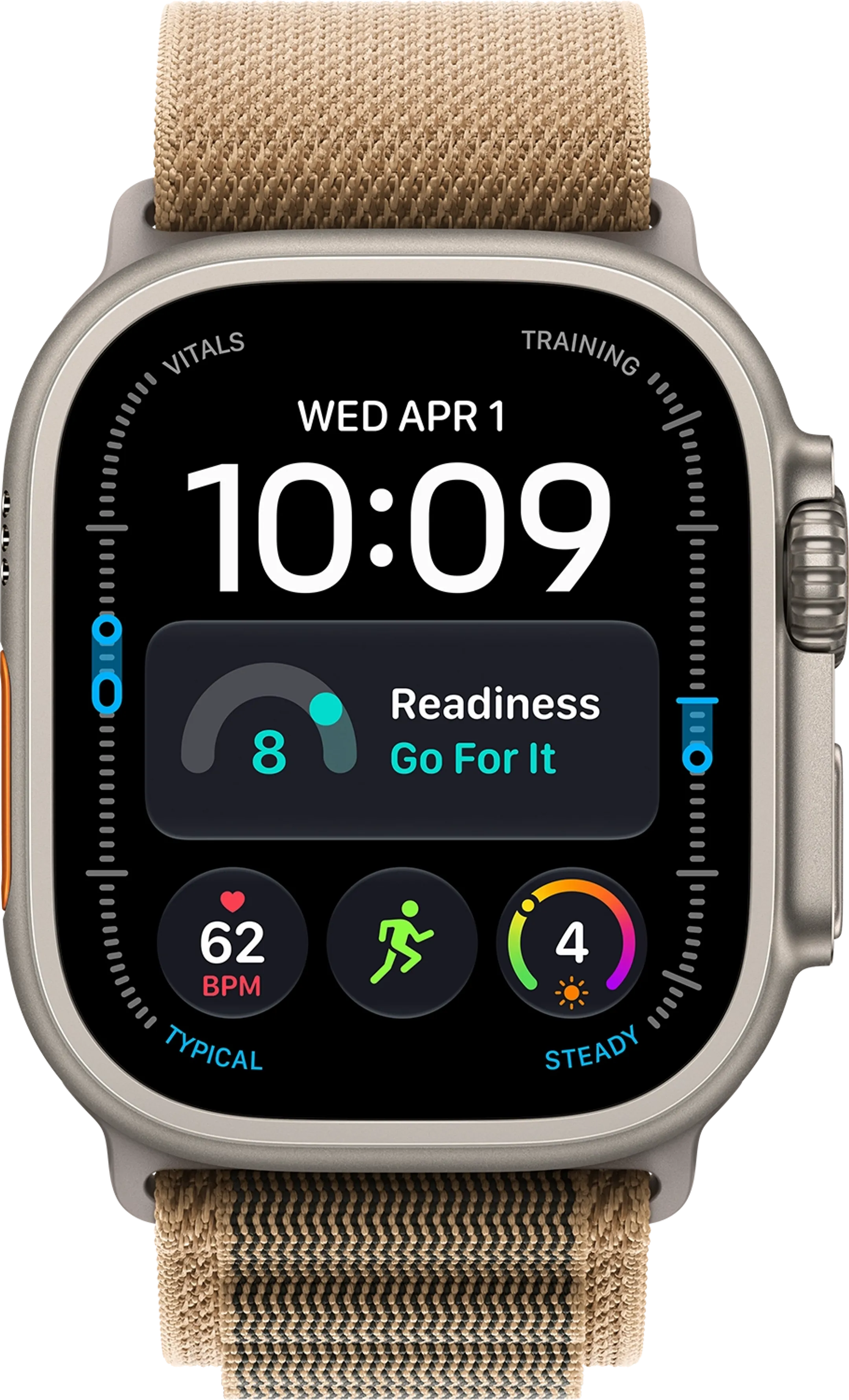 Watch Ultra 4 GPS + Cellular - 49mm Natural Titanium - Alpine Loop S