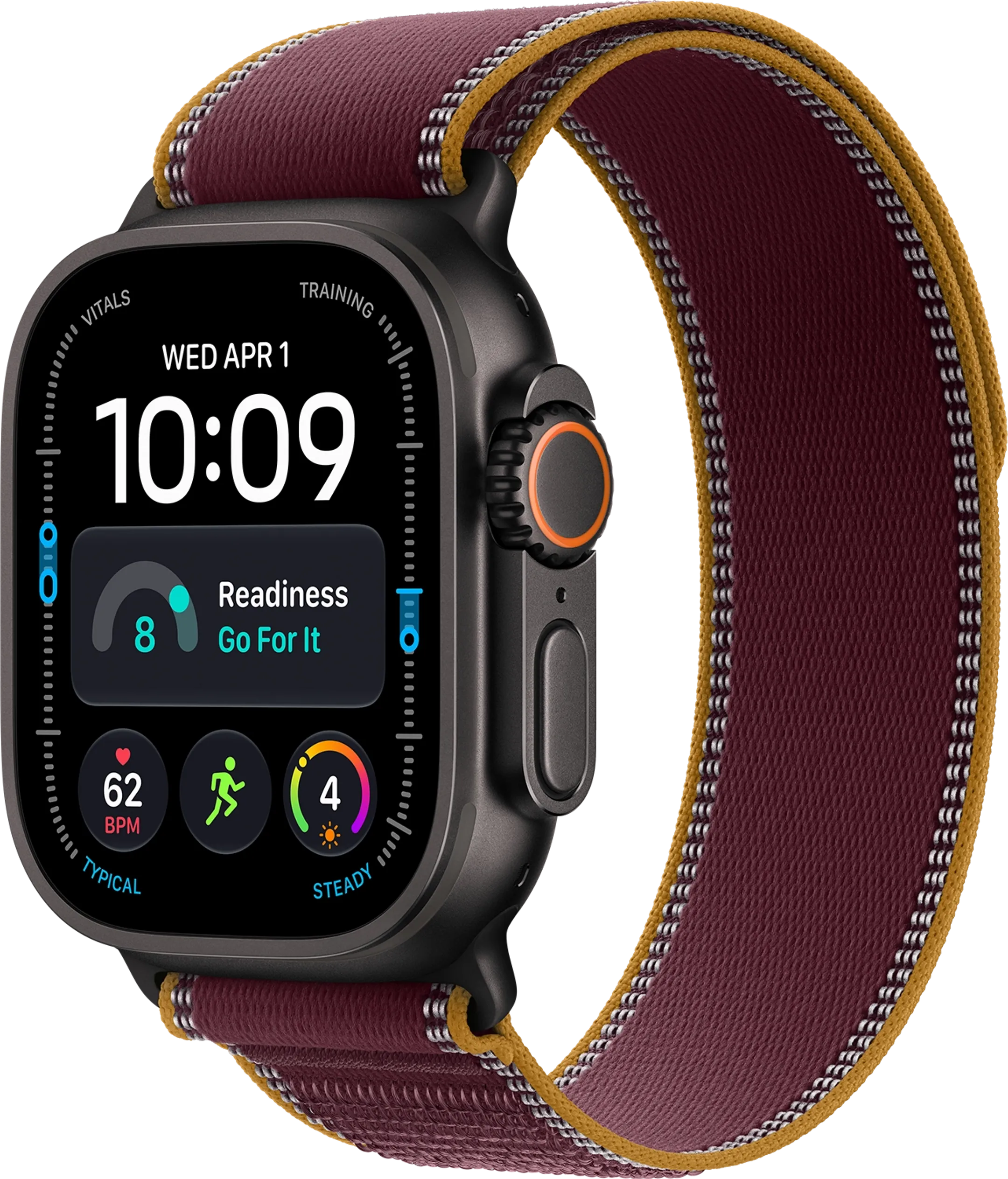 Watch Ultra 4 GPS + Cellular - 49mm Black Titanium - Trail Loop M/L
