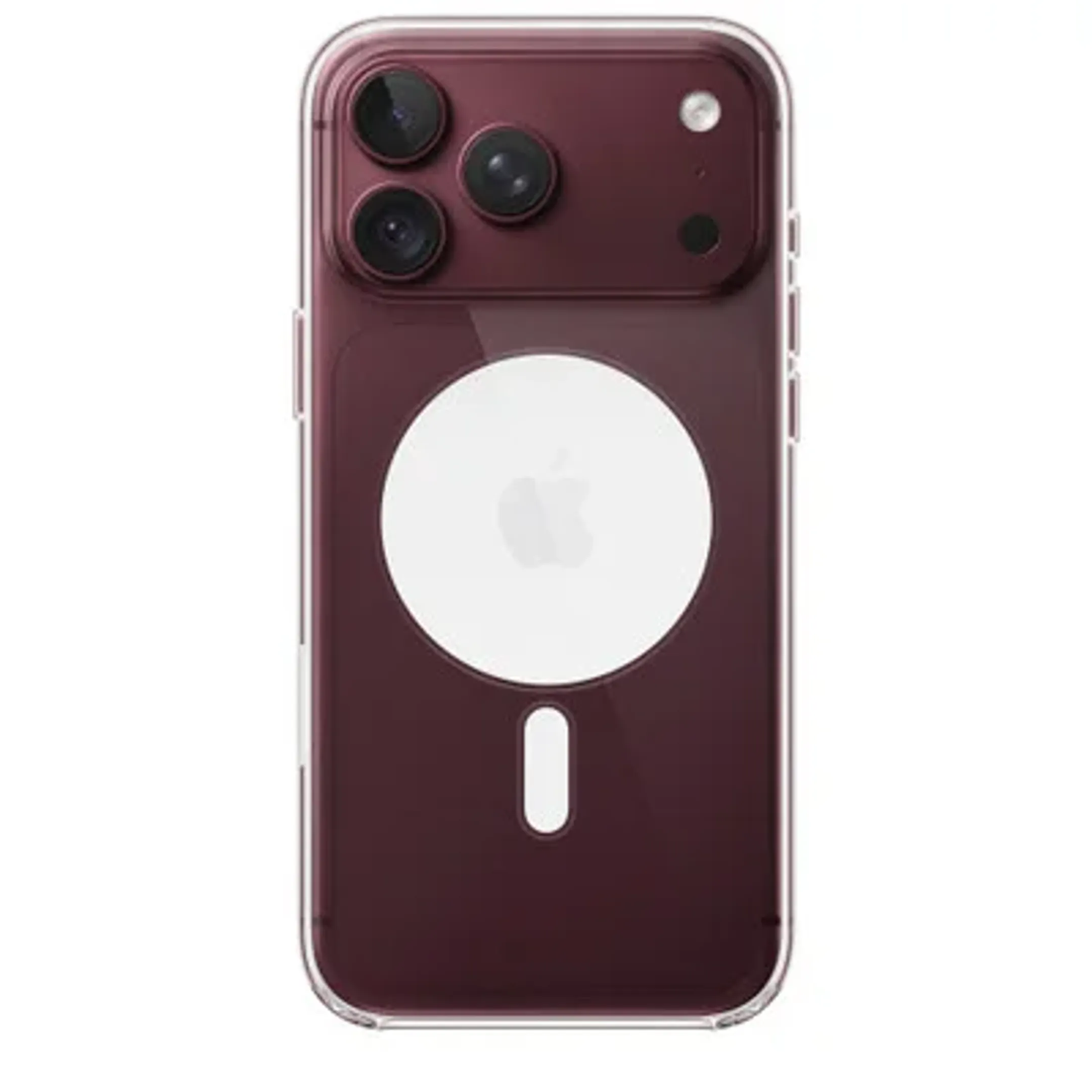 iPhone 18 Pro Max Silicone Case with MagSafe - Burgundy