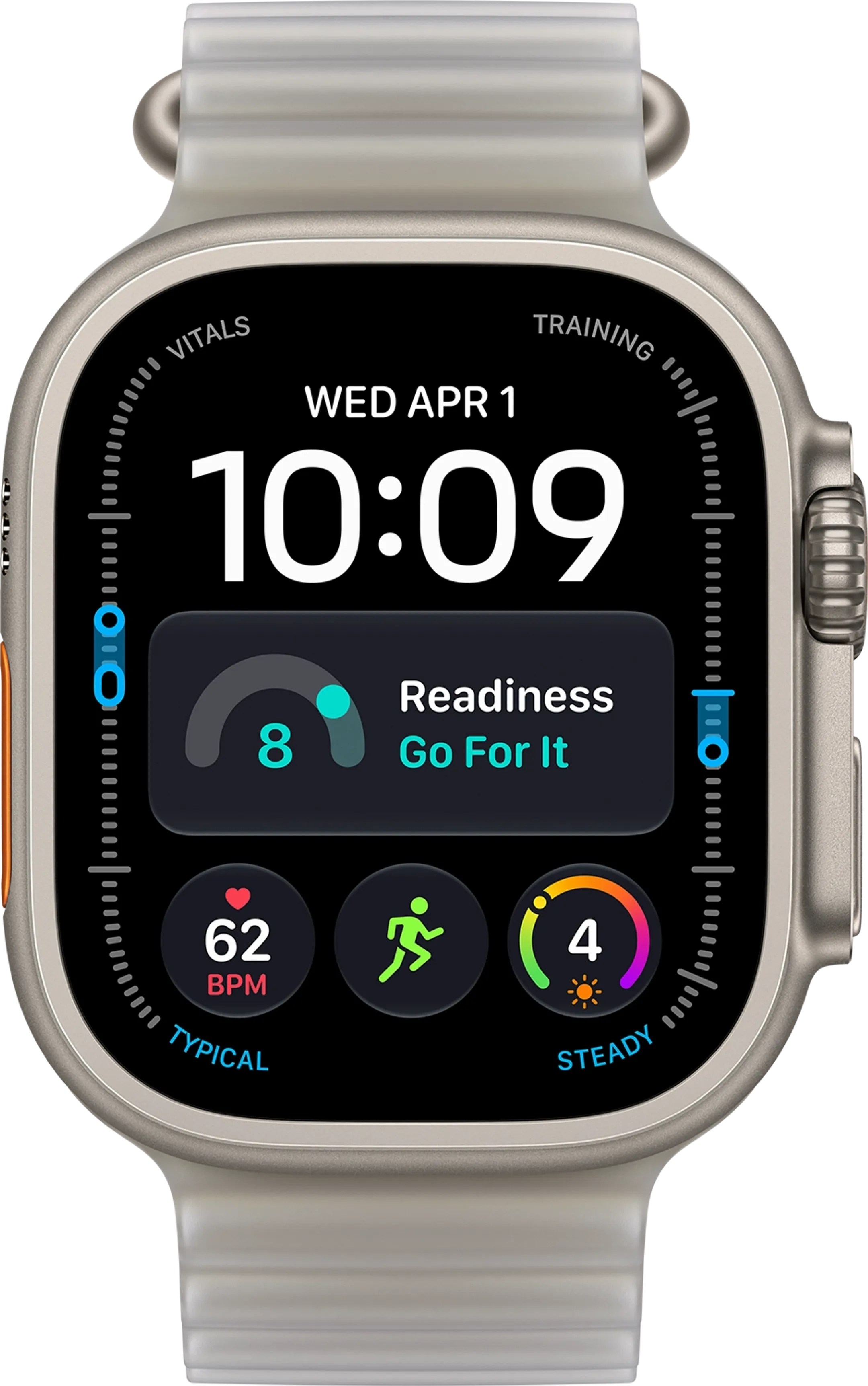 Watch Ultra 4 GPS + Cellular - 49mm Natural Titanium - Ocean Band