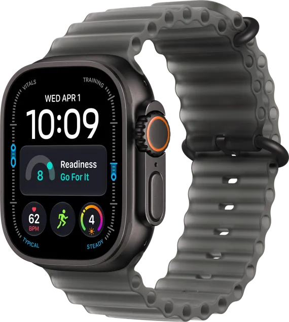 Watch Ultra 4 GPS + Cellular - 49mm Black Titanium - Ocean Band