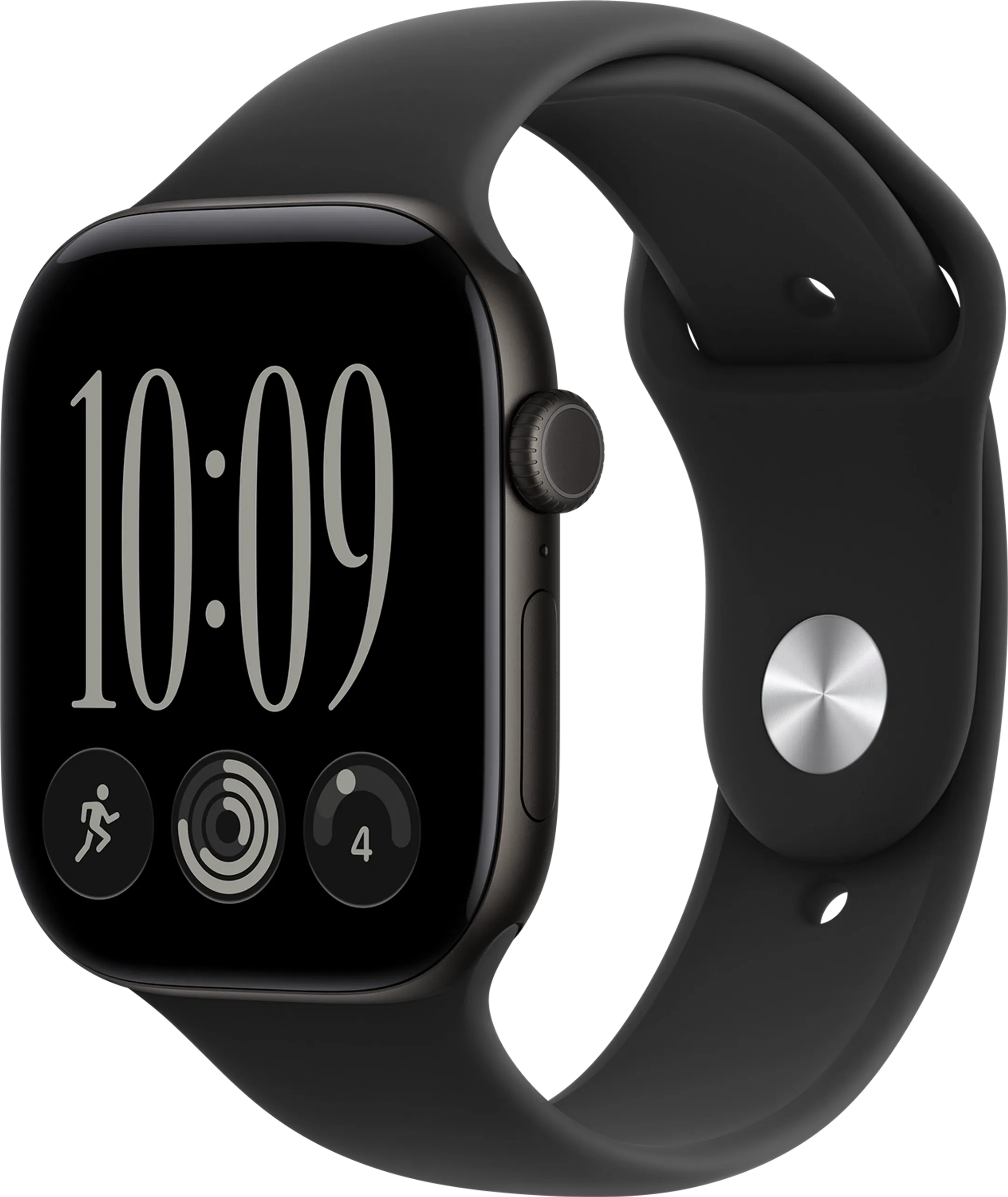 Watch Series 12 GPS - 46mm Black Aluminum - Sport Band S/M
