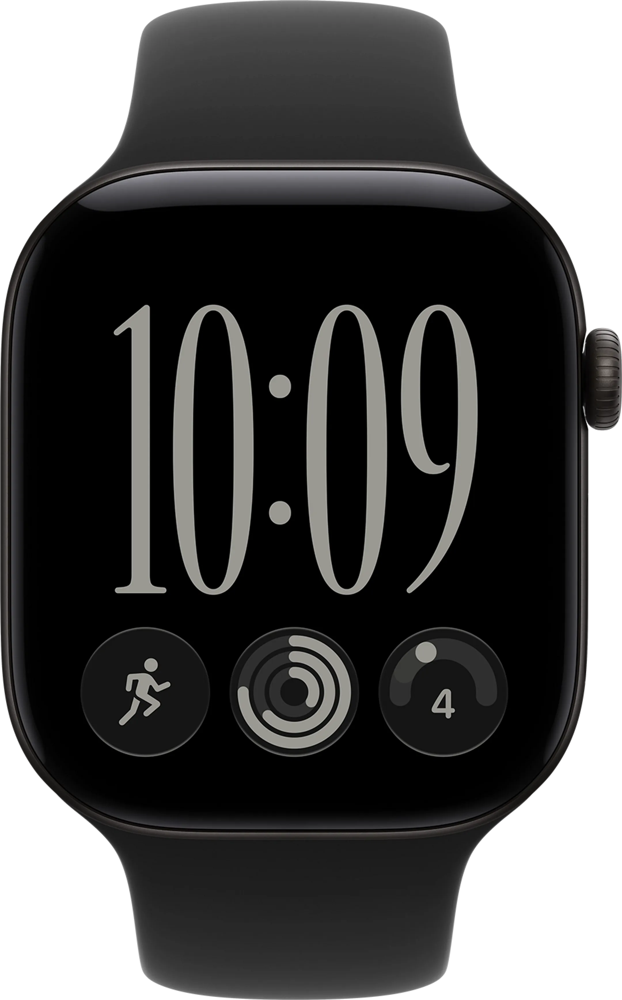 Watch Series 12 GPS - 46mm Black Aluminum - Sport Band S/M