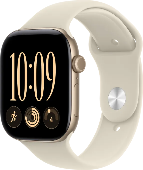 Watch Series 12 GPS - 46mm Light Gold Aluminum - Sport Band S/M