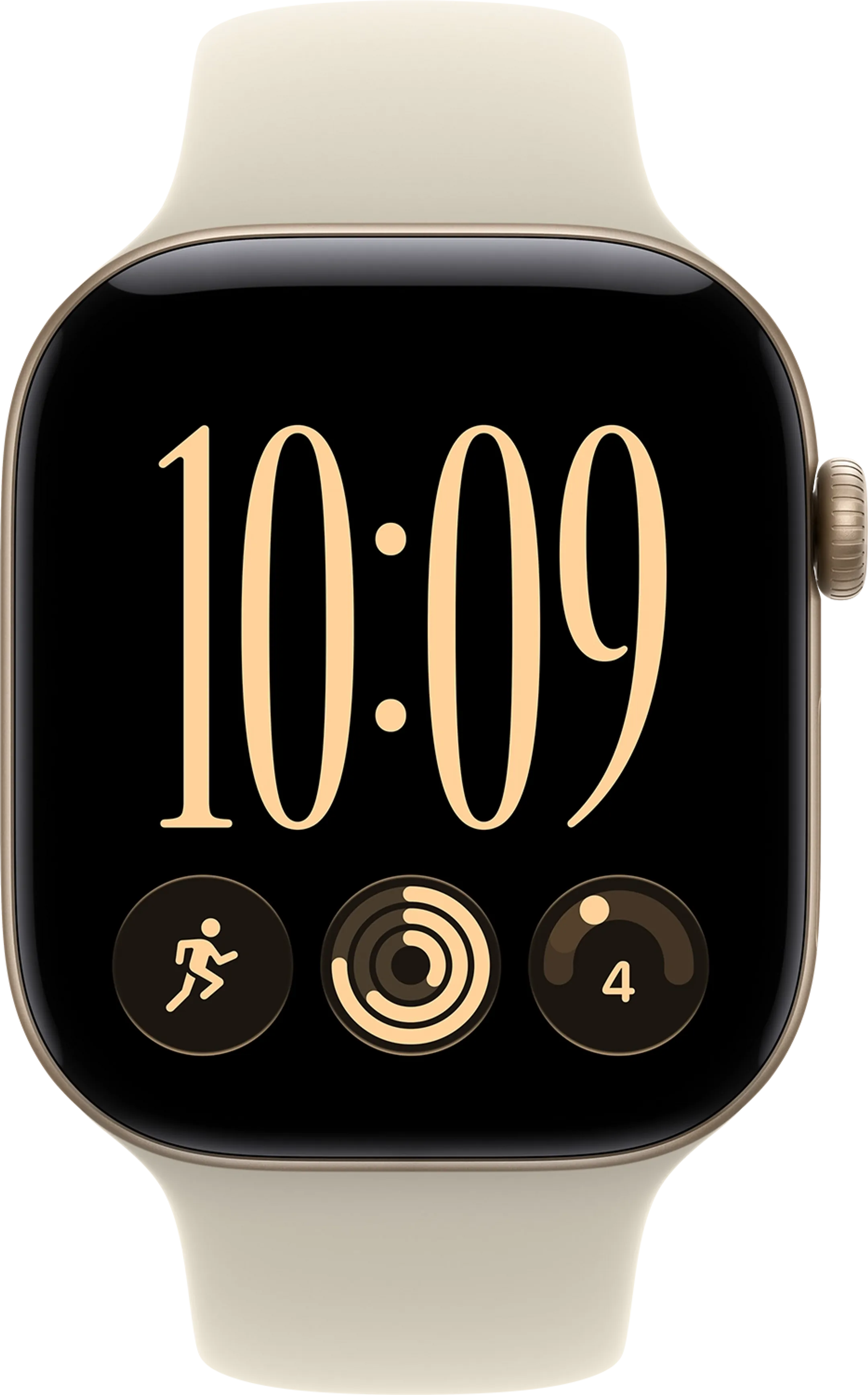 Watch Series 12 GPS - 46mm Light Gold Aluminum - Sport Band M/L