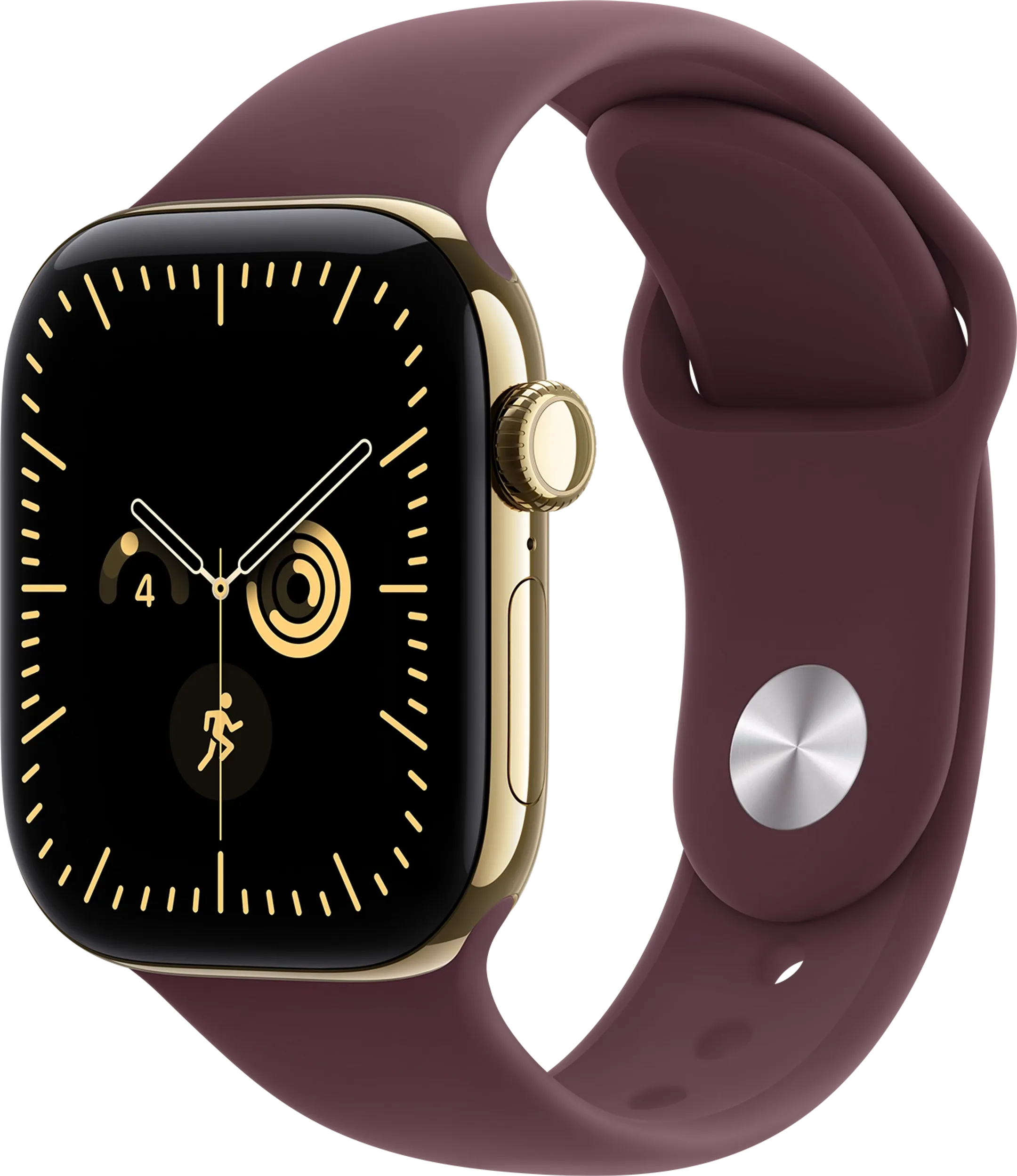 Watch Series 12 GPS + Cellular - 42mm Radiant Gold Titanium - Milanese Loop
