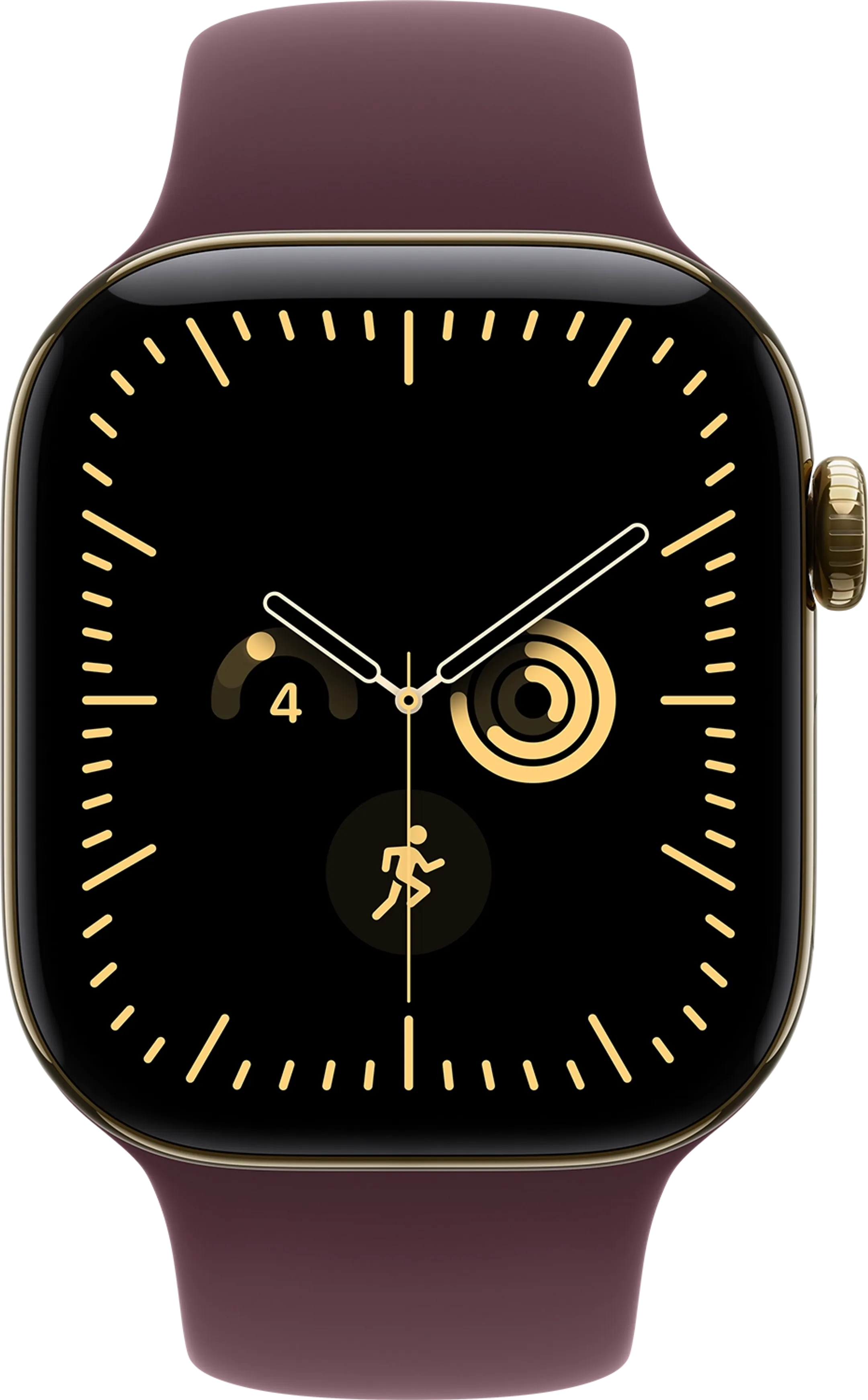 Watch Series 12 GPS + Cellular - 42mm Radiant Gold Titanium - Milanese Loop