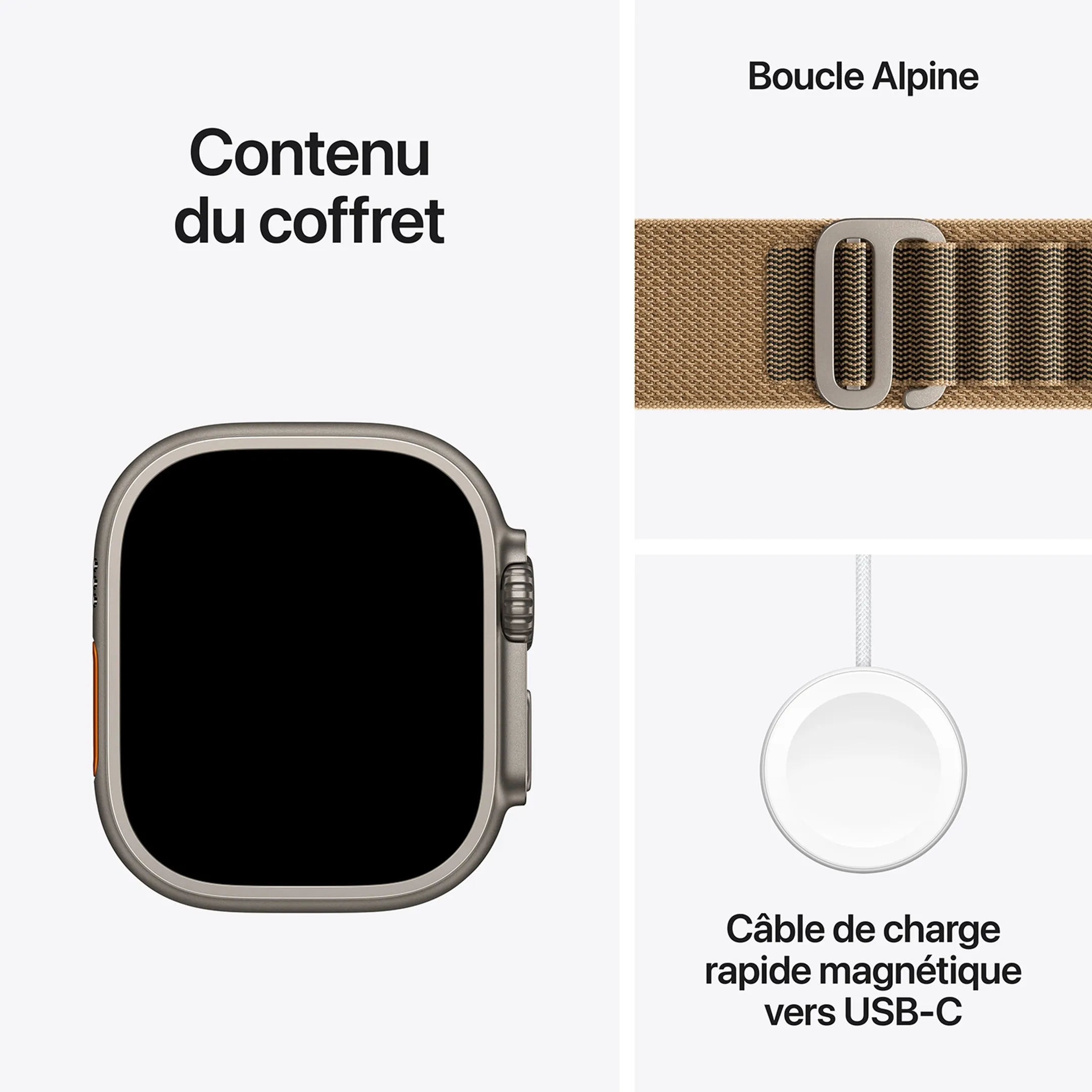 Watch Ultra 4 GPS + Cellular - 49mm Natural Titanium - Alpine Loop S