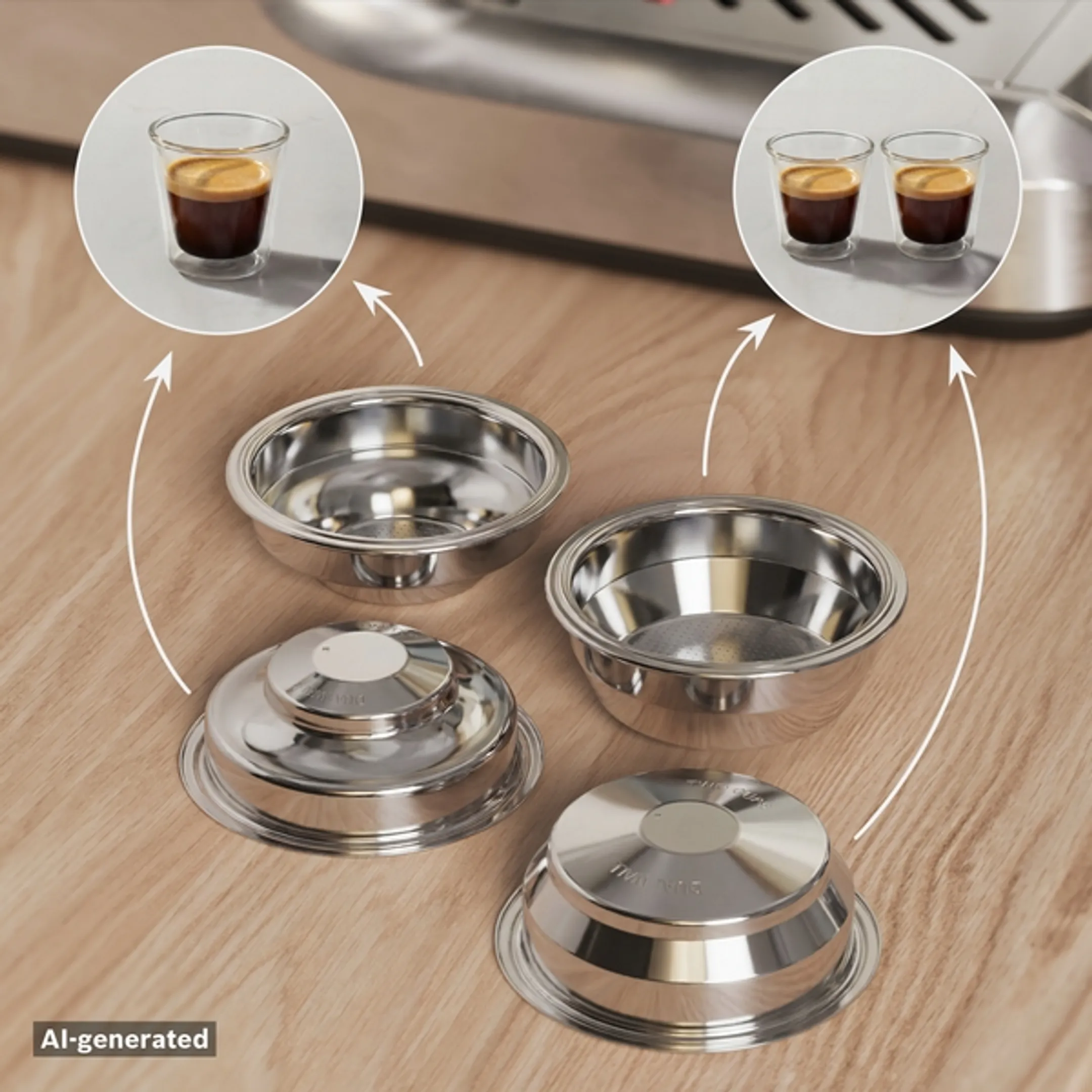 Semi-automatische espressomachine serie 4 PFE403C3