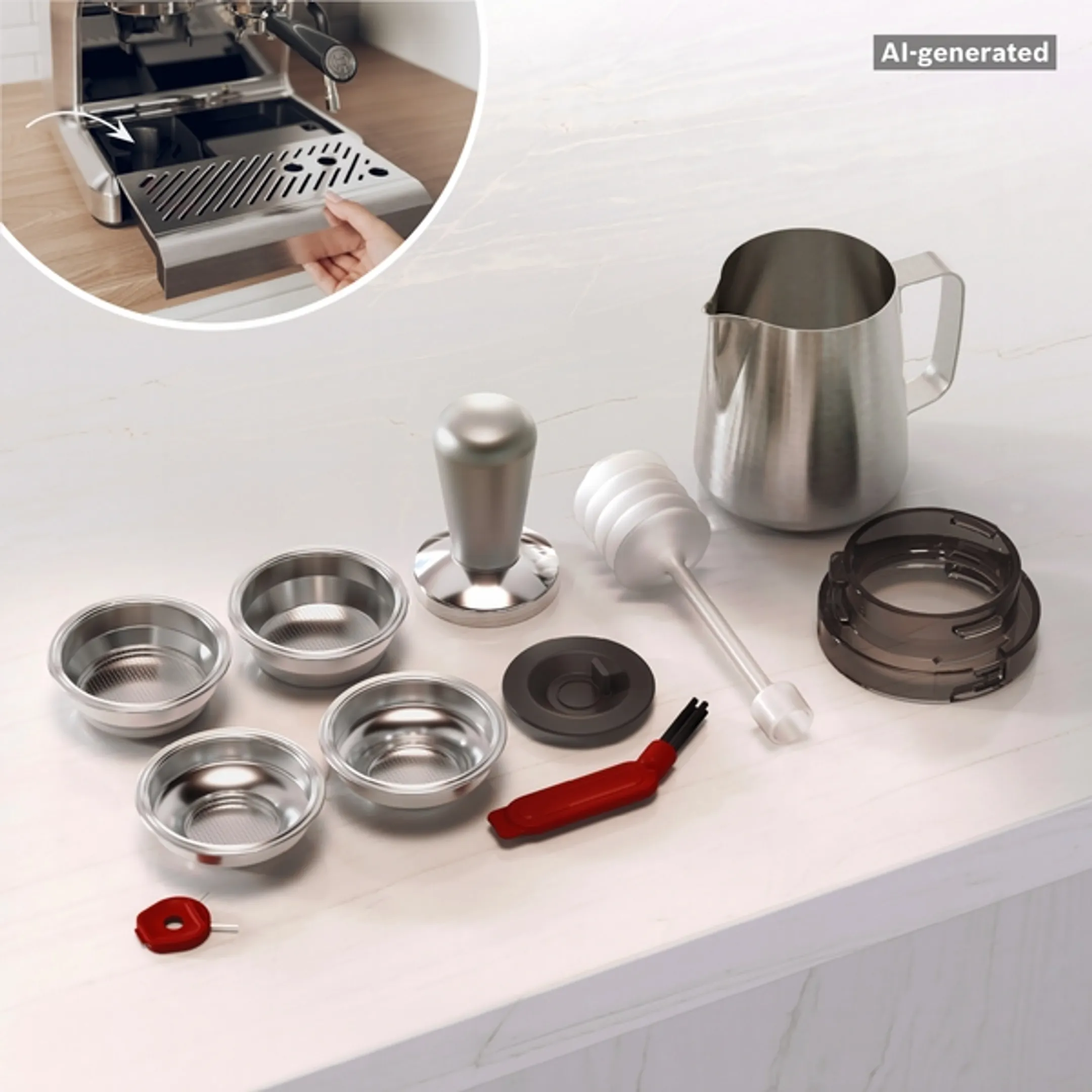 Semi-automatische espressomachine serie 4 PFE403C3
