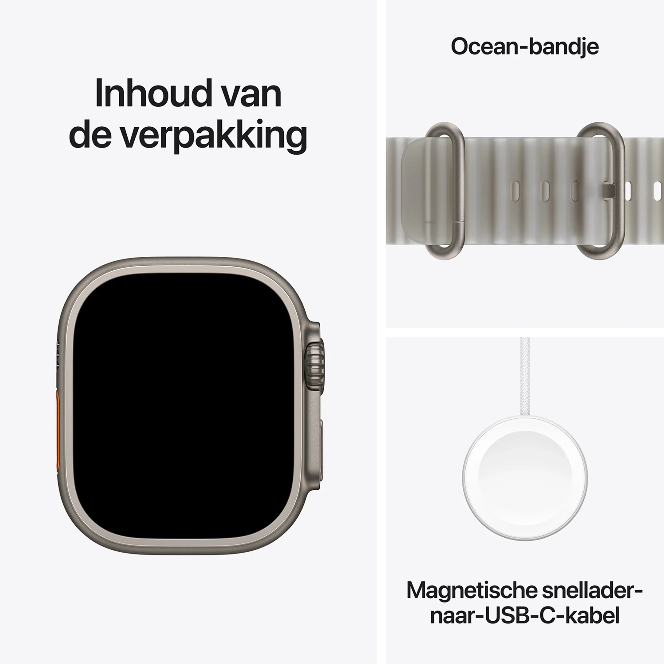 Watch Ultra 4 GPS + Cellular - 49mm Natural Titanium - Ocean Band