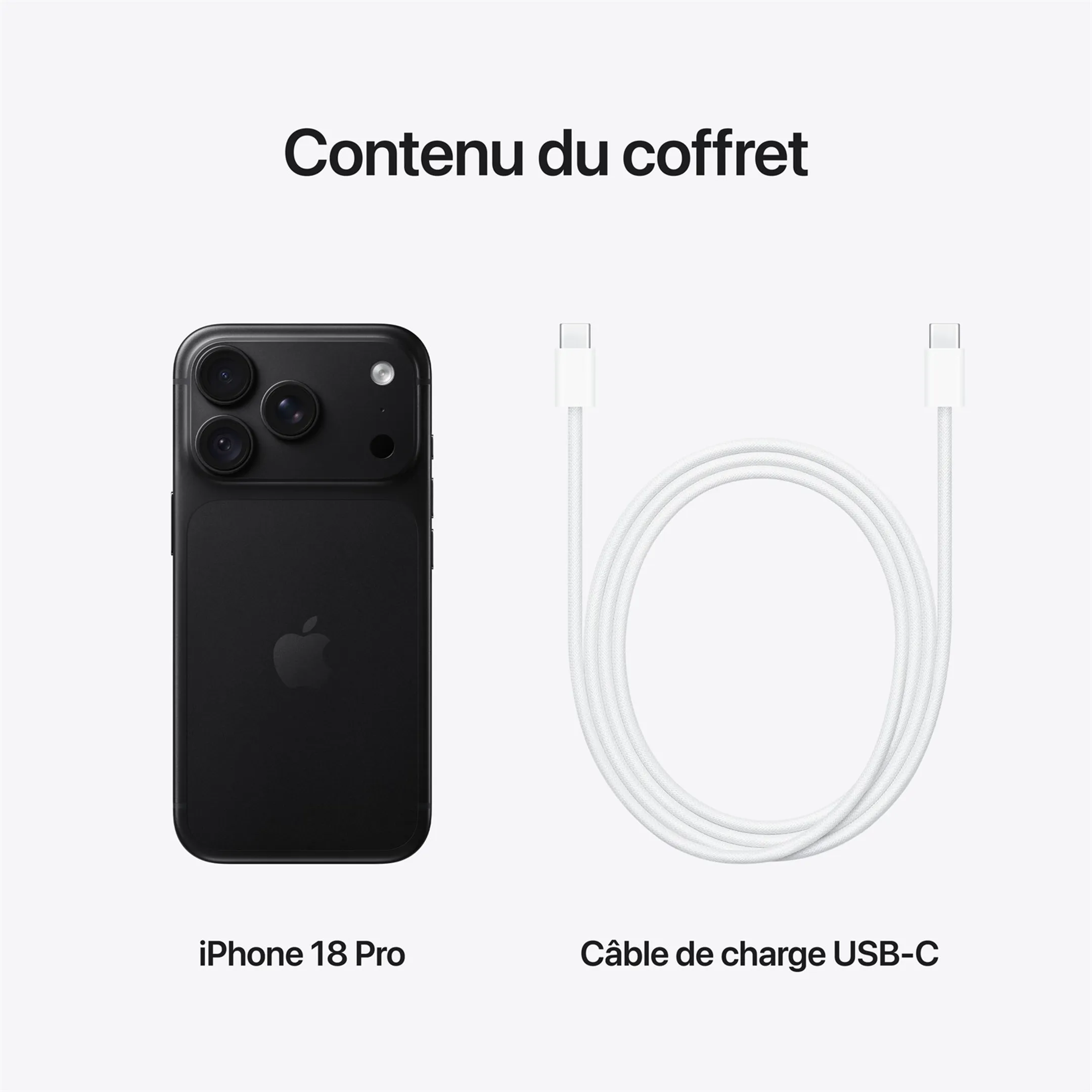 iPhone 18 Pro 256Go - Black