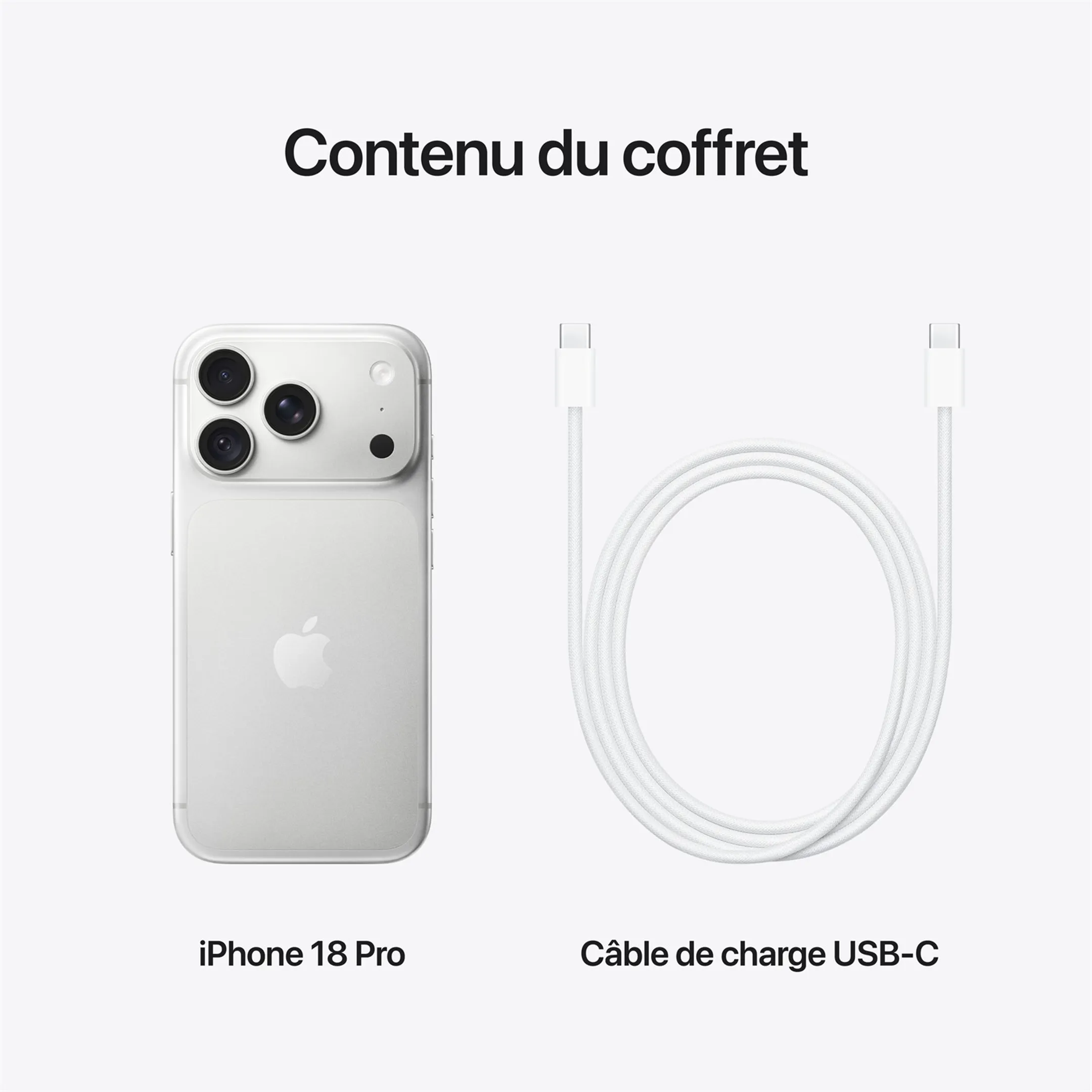 iPhone 18 Pro 512Go - Silver