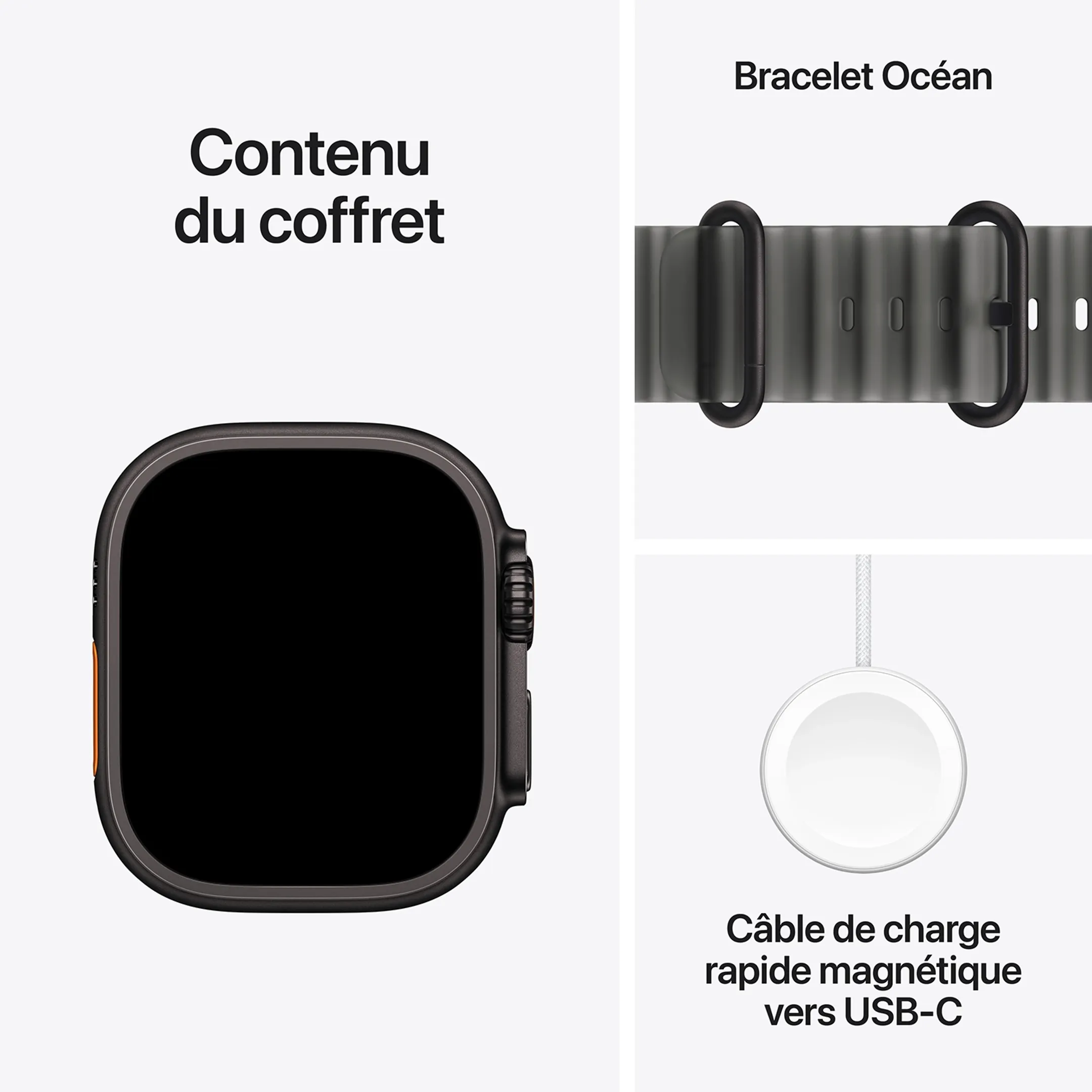 Watch Ultra 4 GPS + Cellular - 49mm Black Titanium - Ocean Band