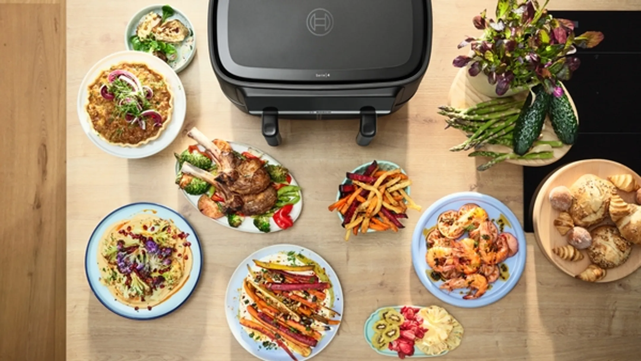 Airfryer serie 4 Double Drawer MAFD440B1