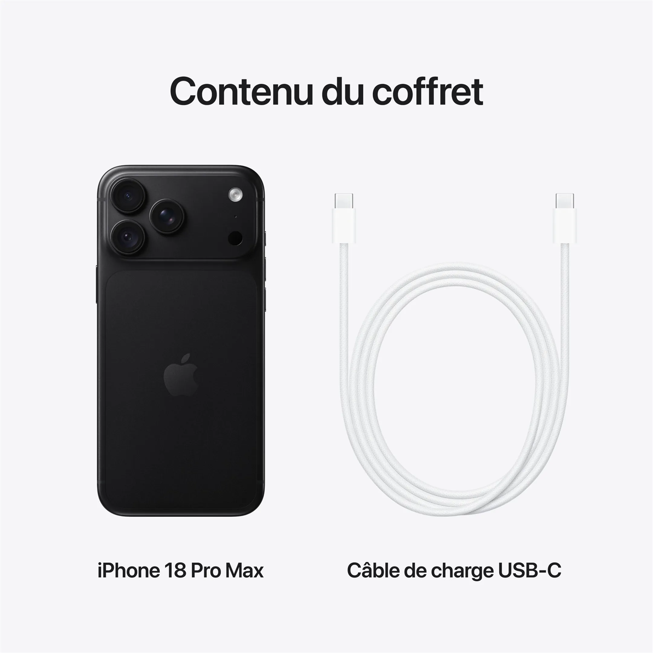 iPhone 18 Pro Max 1To - Black